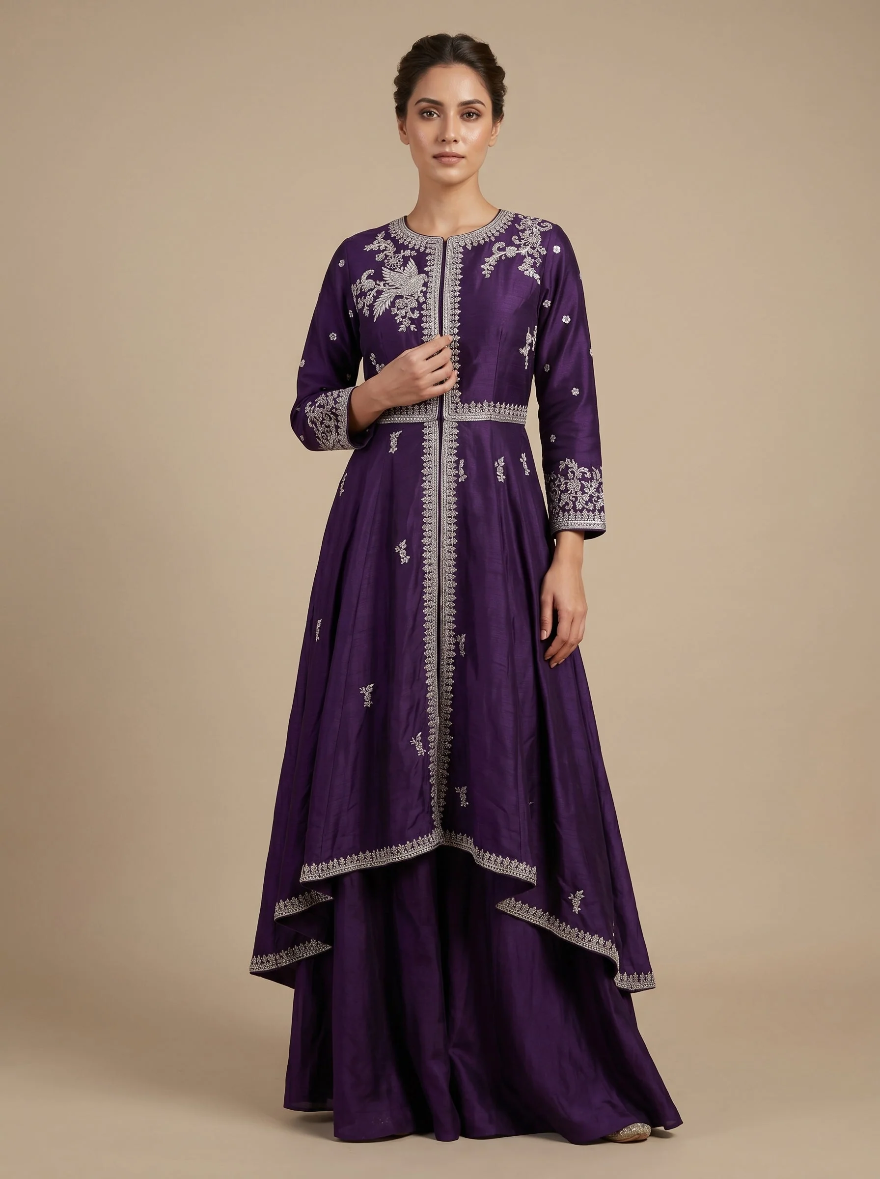 Amethyst Shine Sharara Set