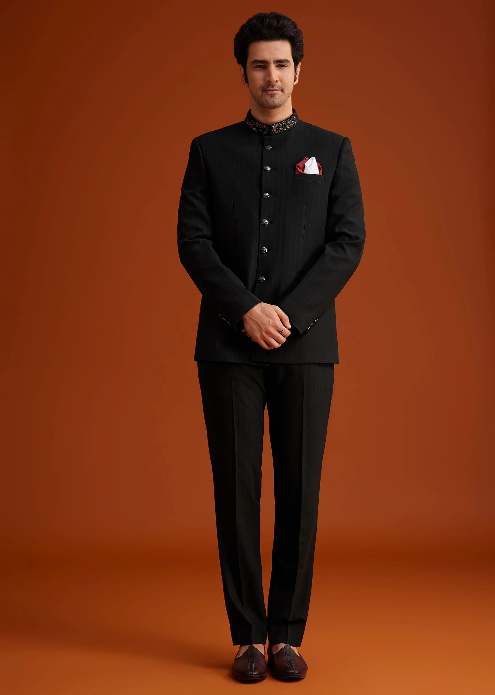 Black Jodhpuri Suit - Image 2