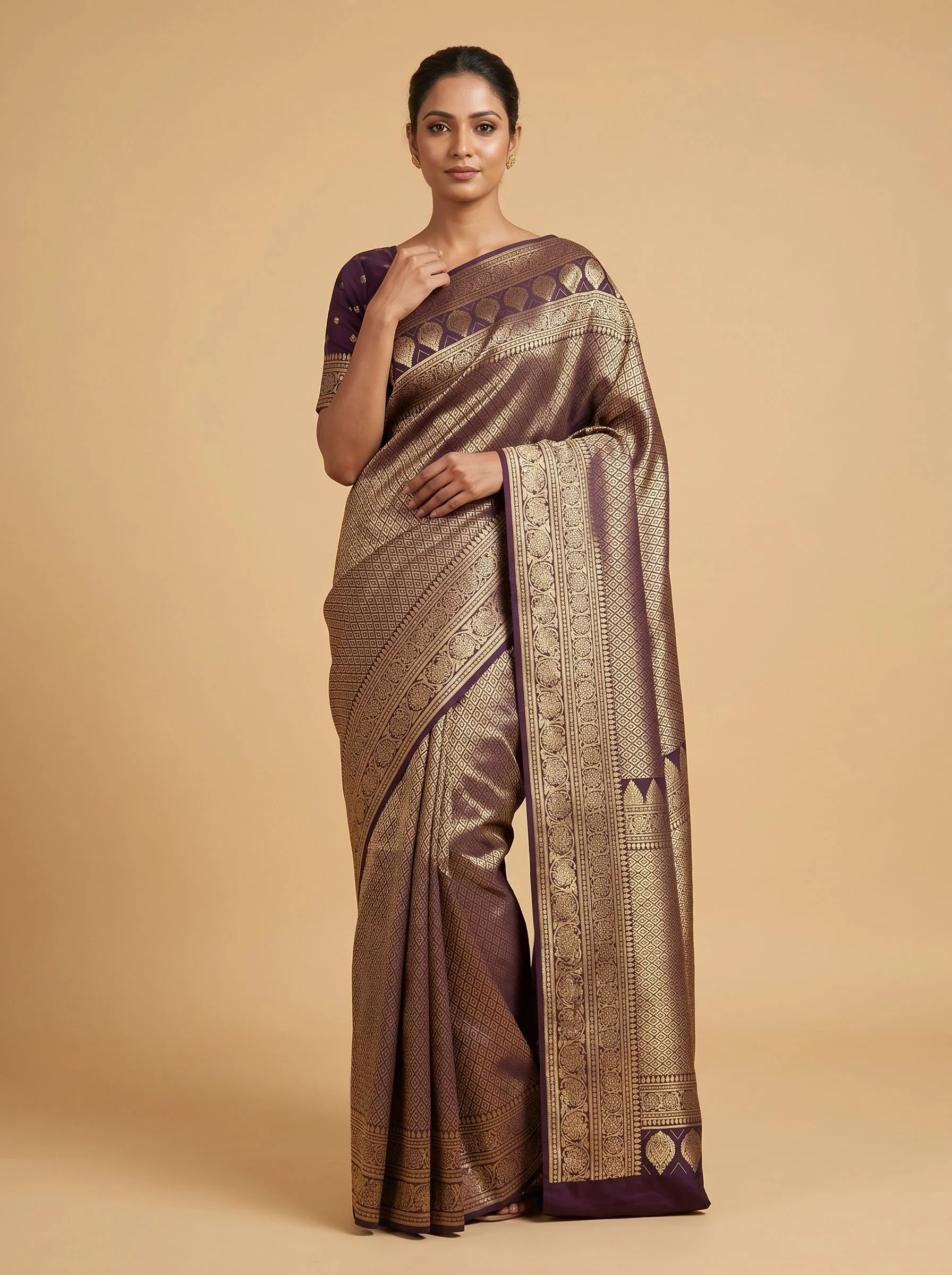Black Noir Heritage Weave Handloom Saree
