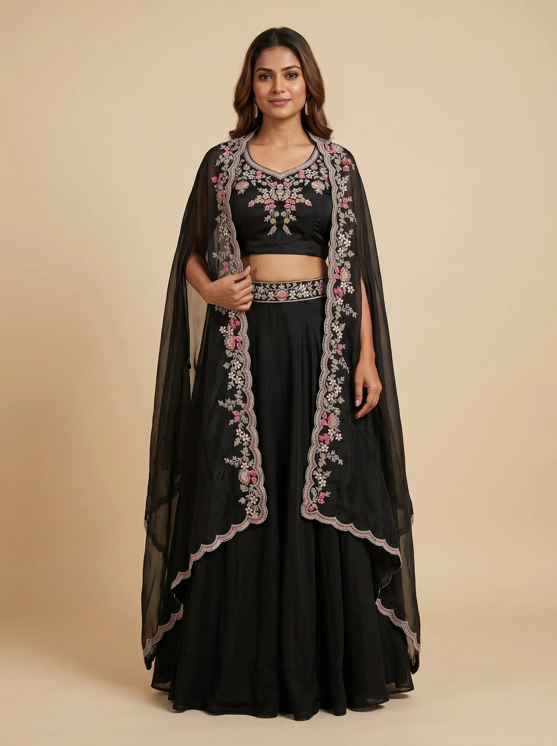 Black Tone Palazzo Set