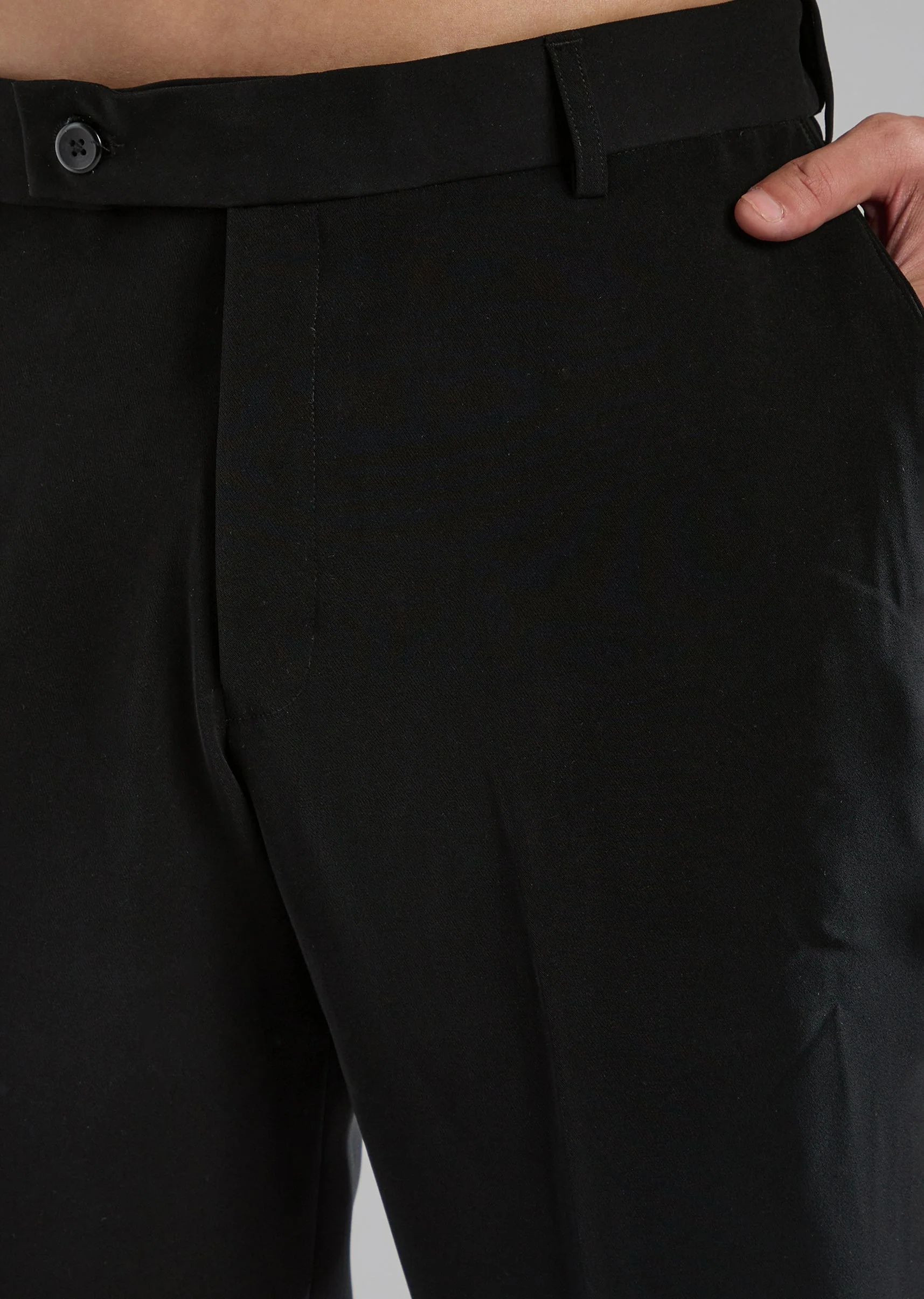 Black Velvet Indowestern Pant Set with Zardozi Work - Image 6