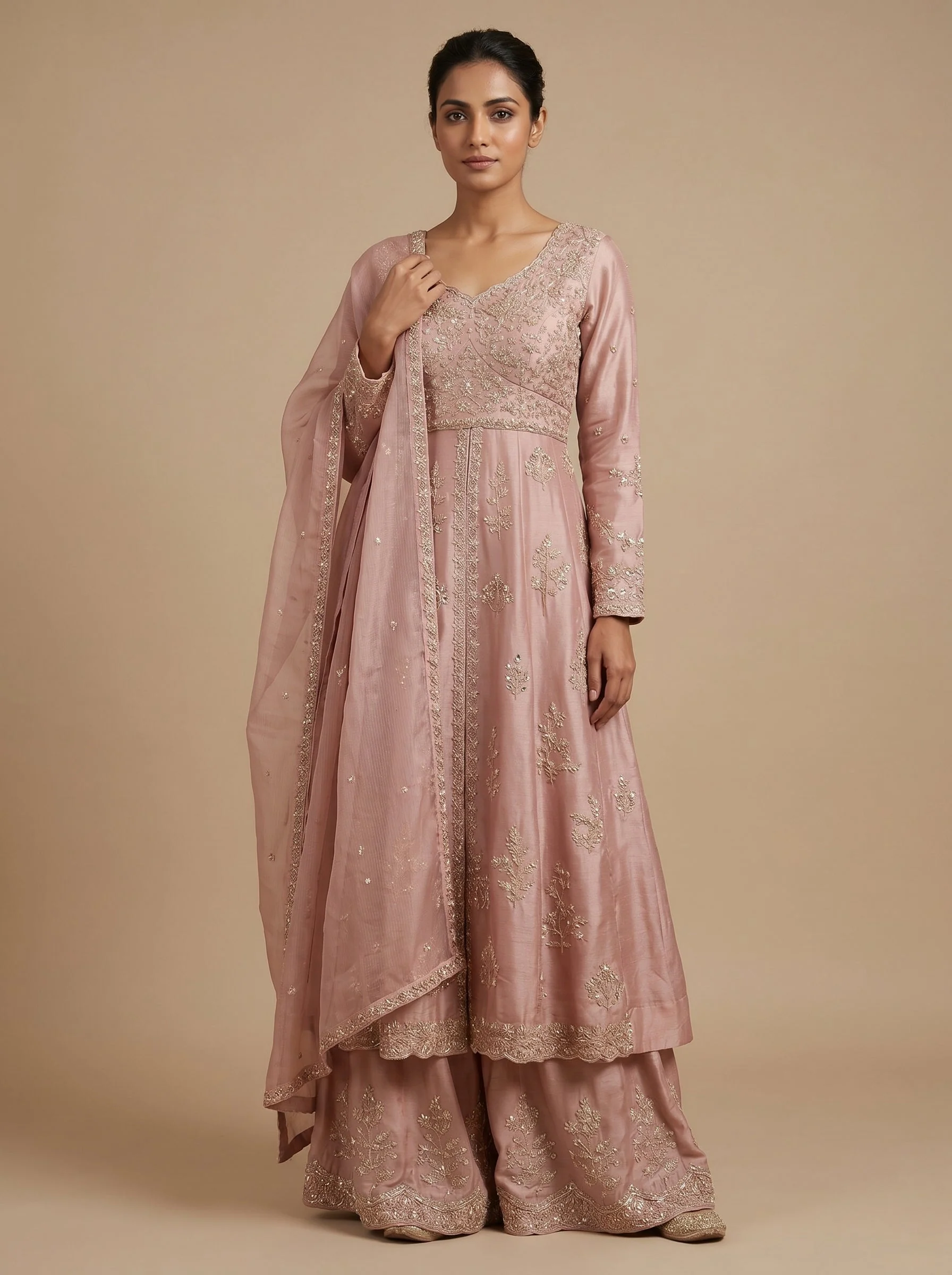 Bloom Pink Anarkali
