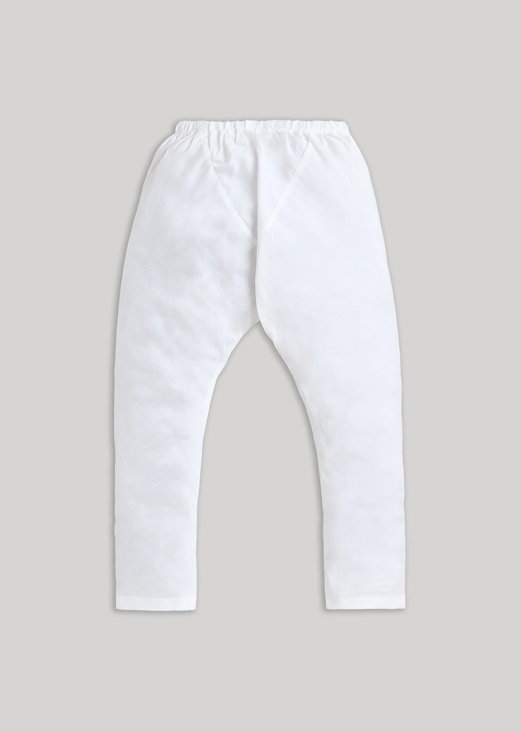 Blue And White Kids Nehru Jacket Set - Image 10