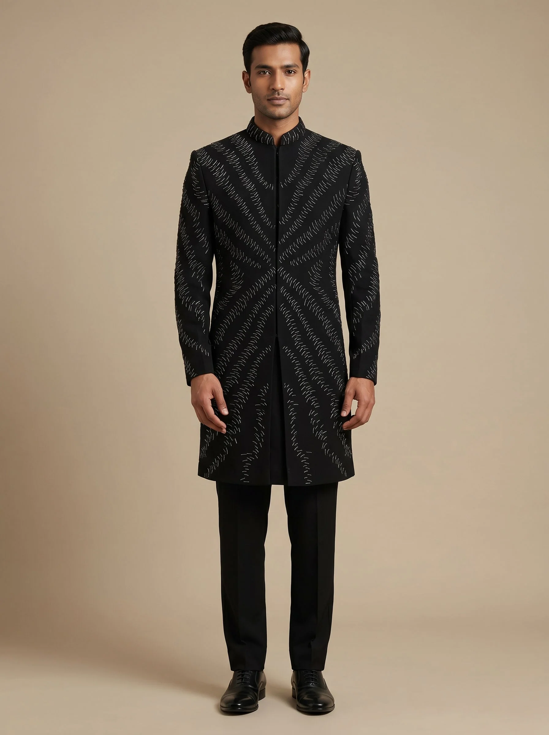 Blue Classic Indowestern
