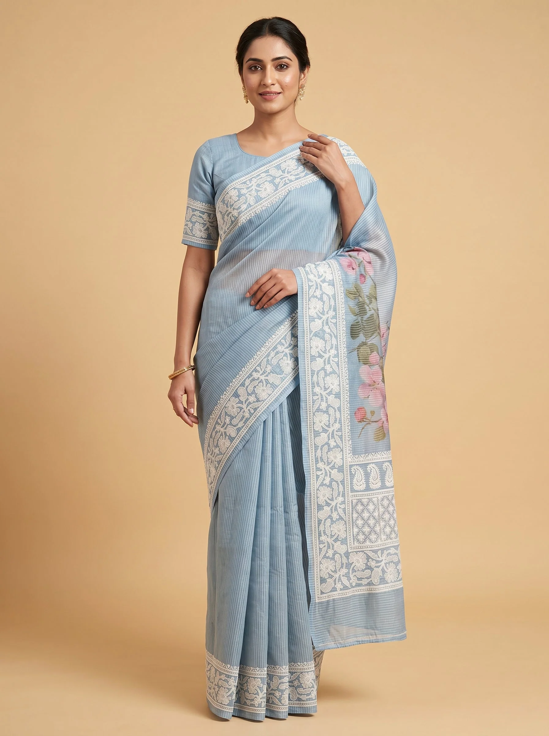 Blue Classic Weave Saree