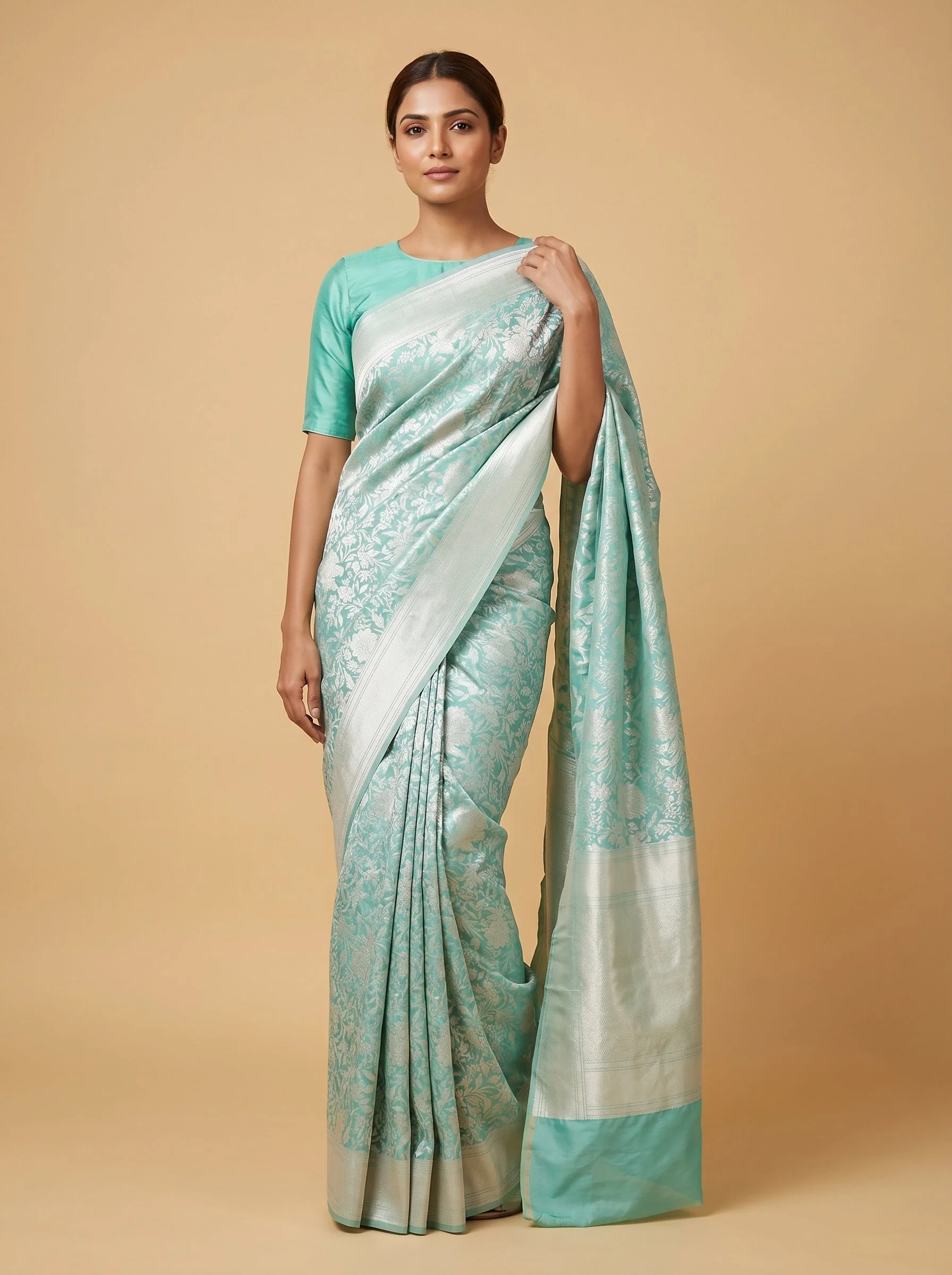 Blue Serene Drape Handloom Saree