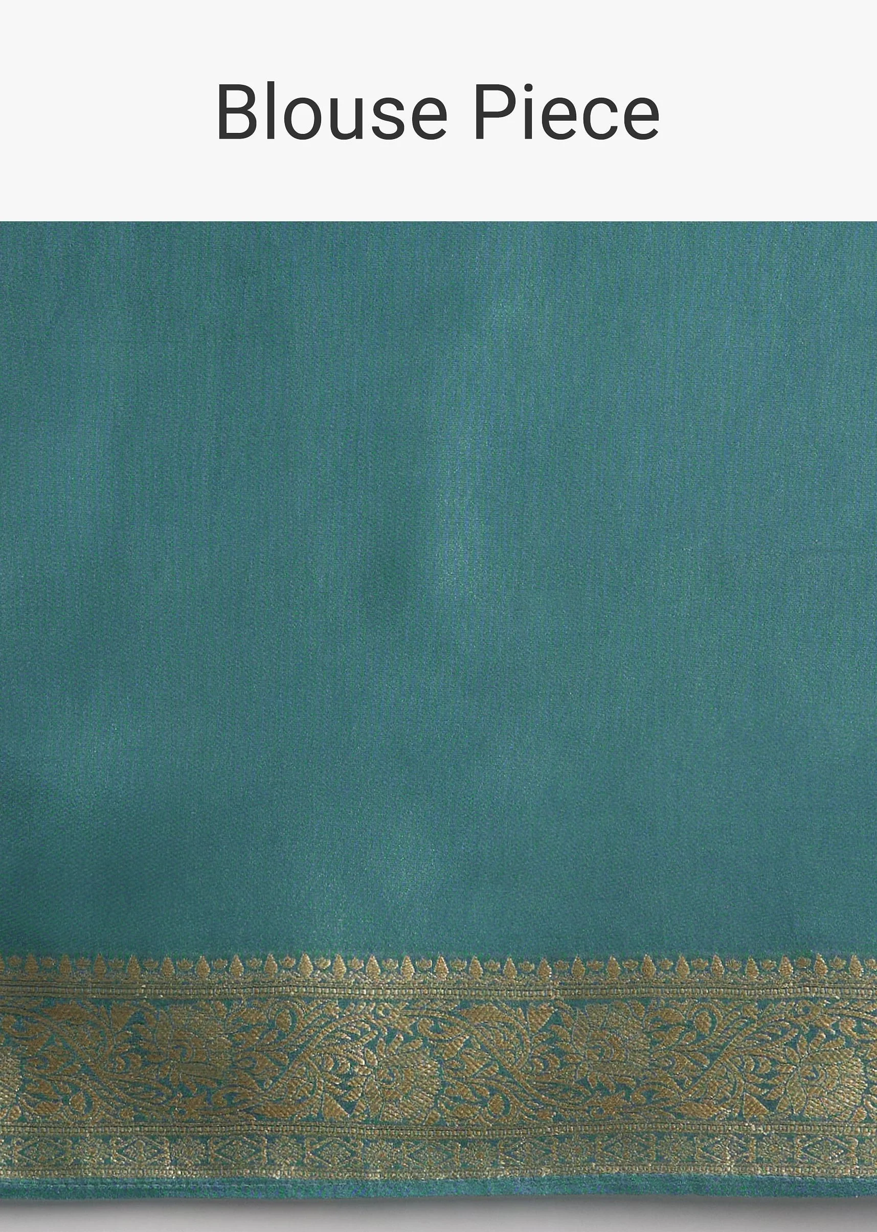 Blue Tissue Silk Saree With Zari Border Butti And Pallu - Image 10
