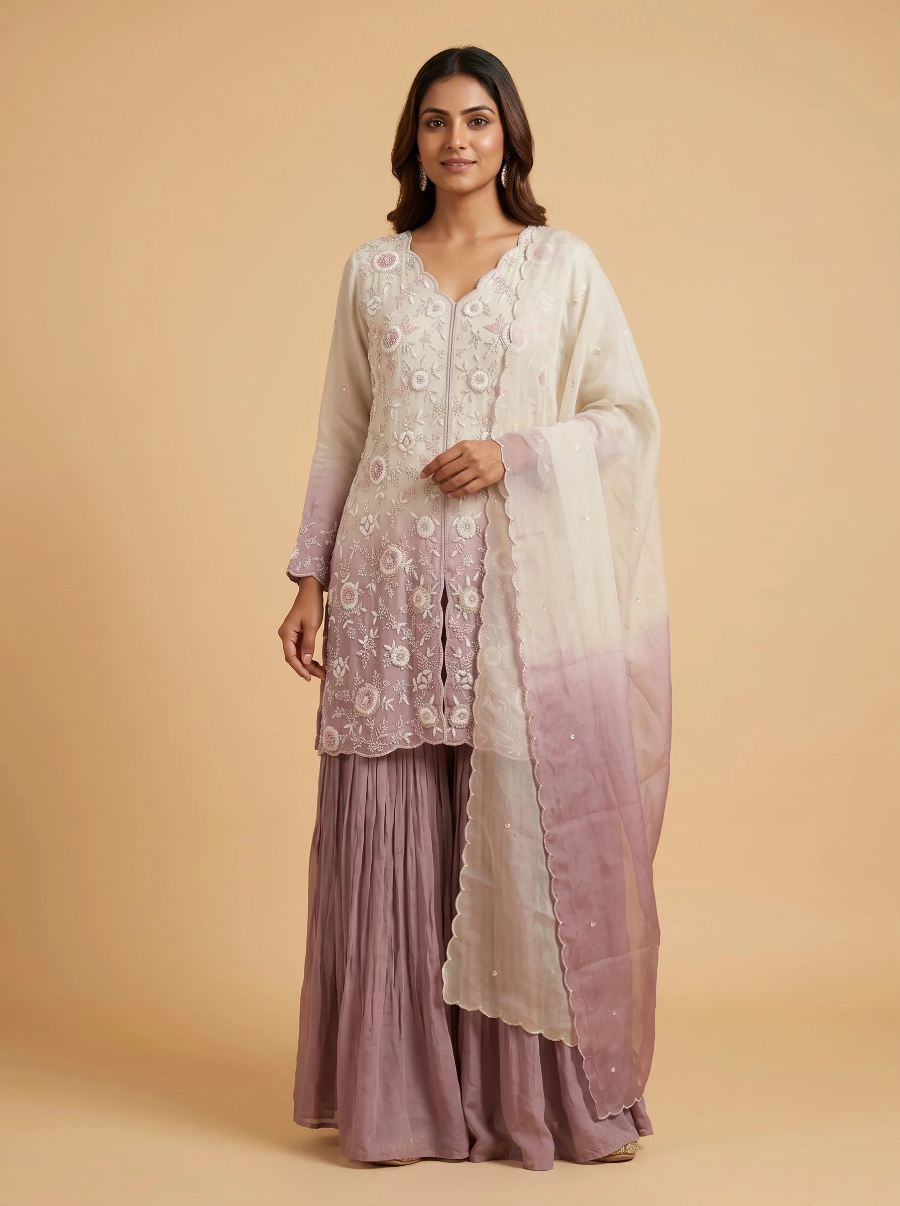 Blush Rose Pink Palazzo Set