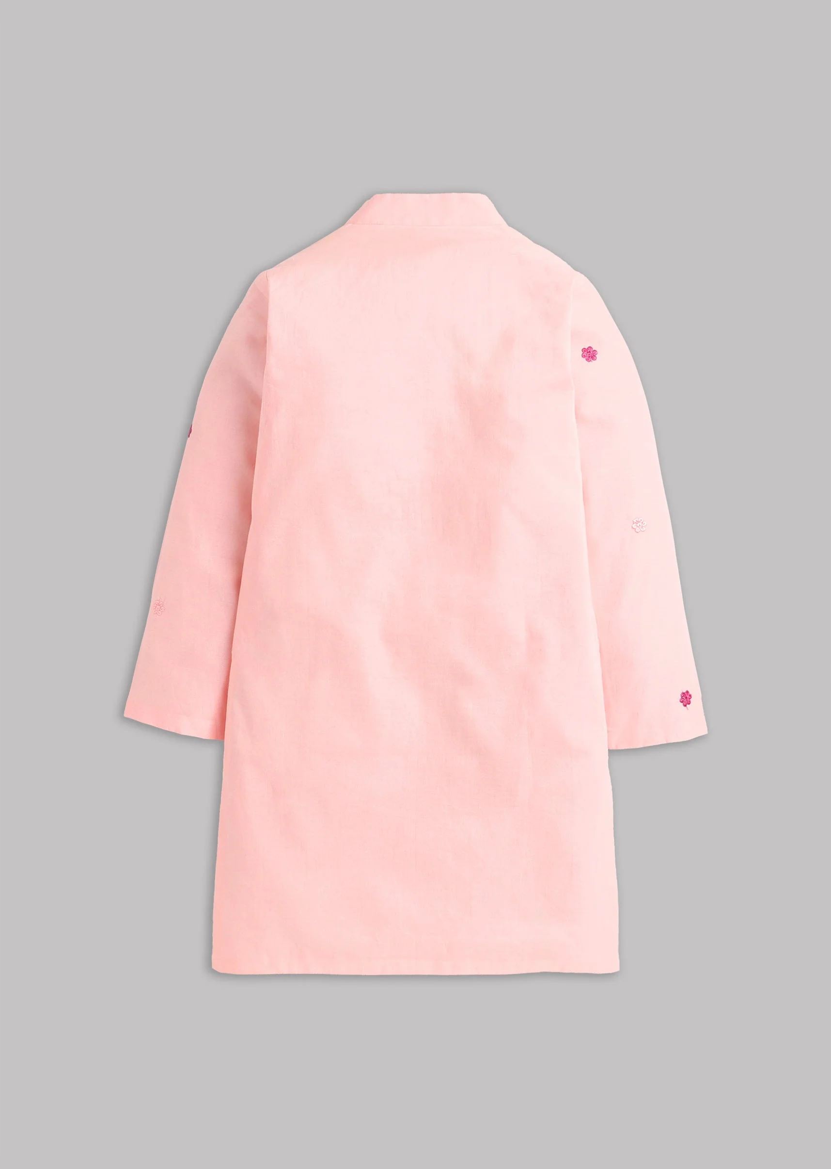 Boys Peach Kurta Set - Image 3