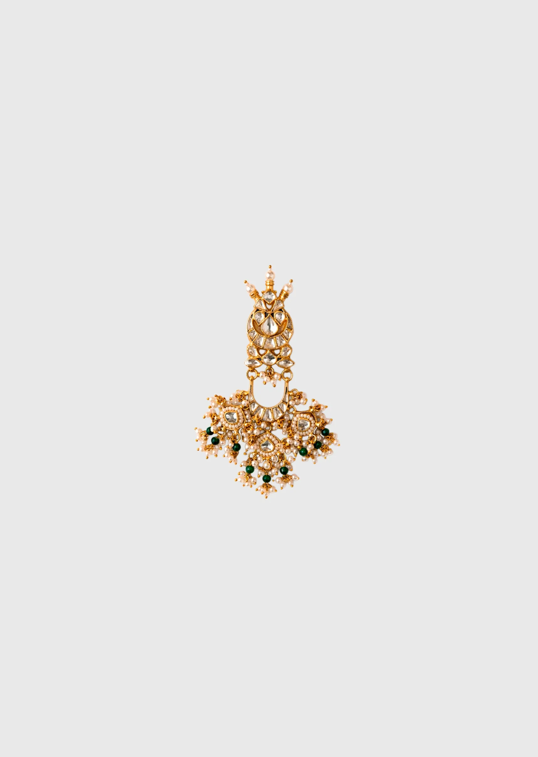 Bridal Kundan Necklace Set - Image 4