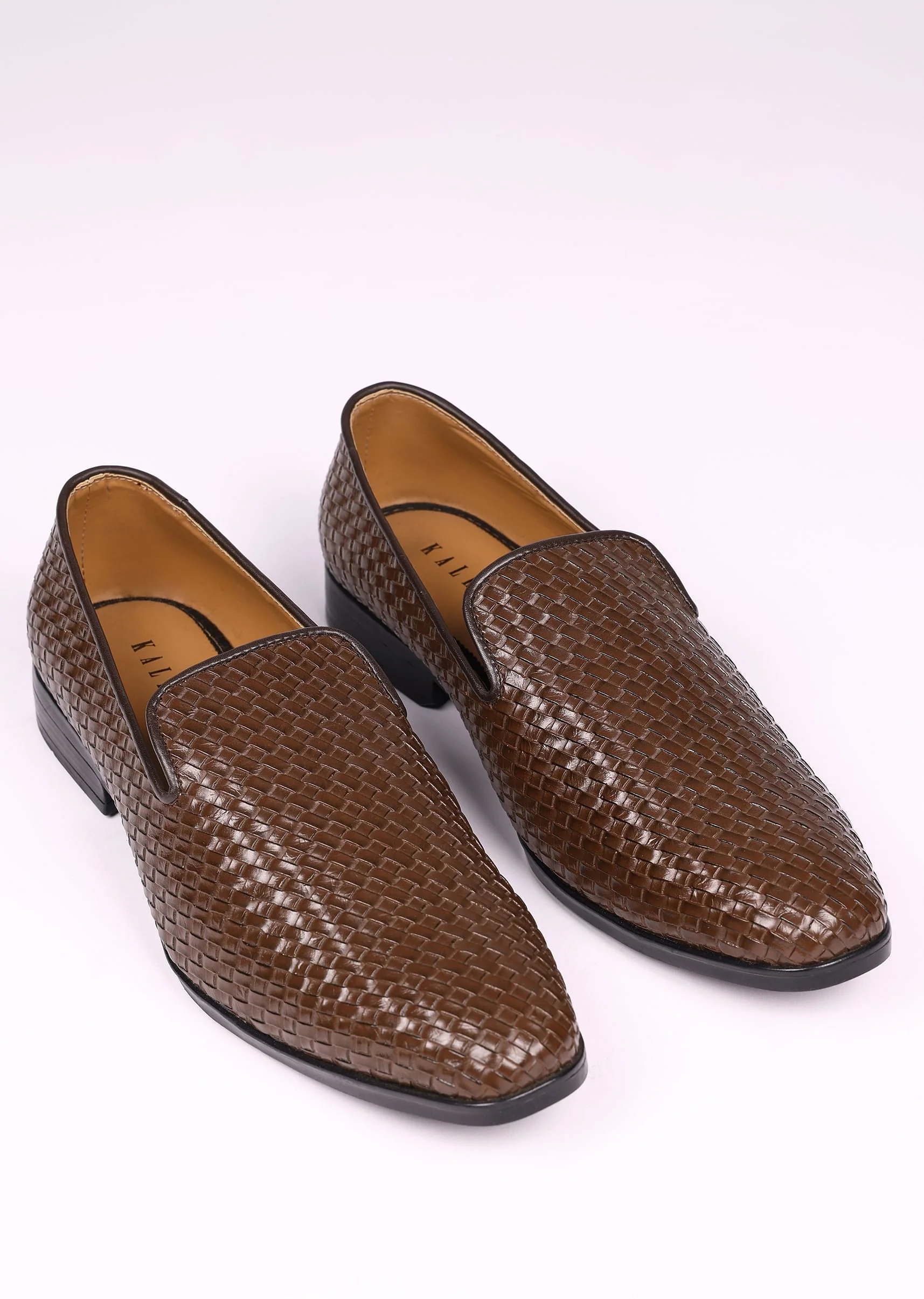 Brown Vegan Leather Jutti - Image 2