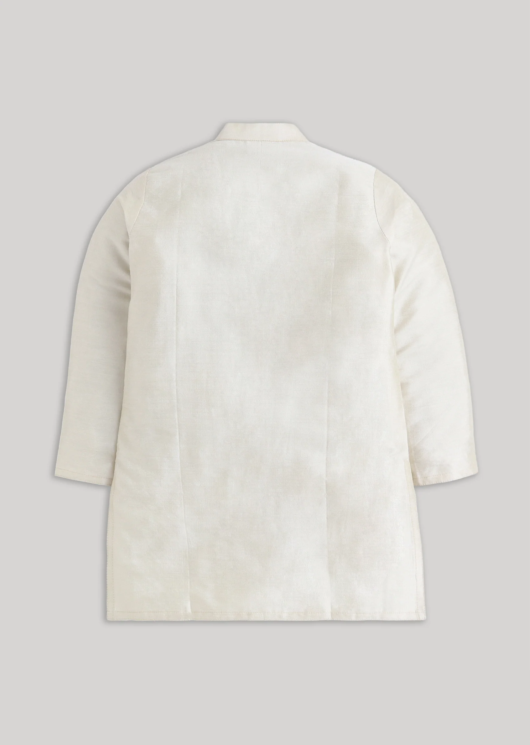 Cream Kids Kurta Set - Image 4