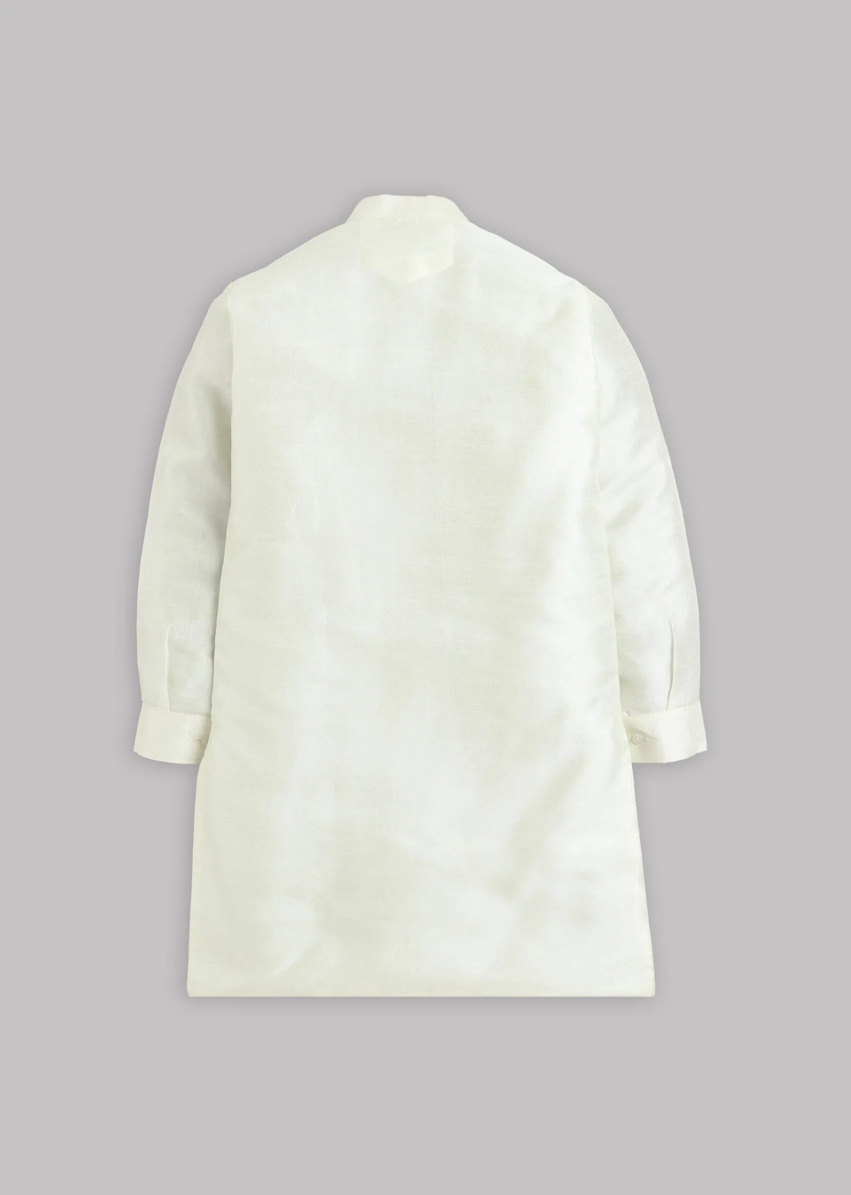 Cream Multi Floral Nehru Jacket Set - Image 6