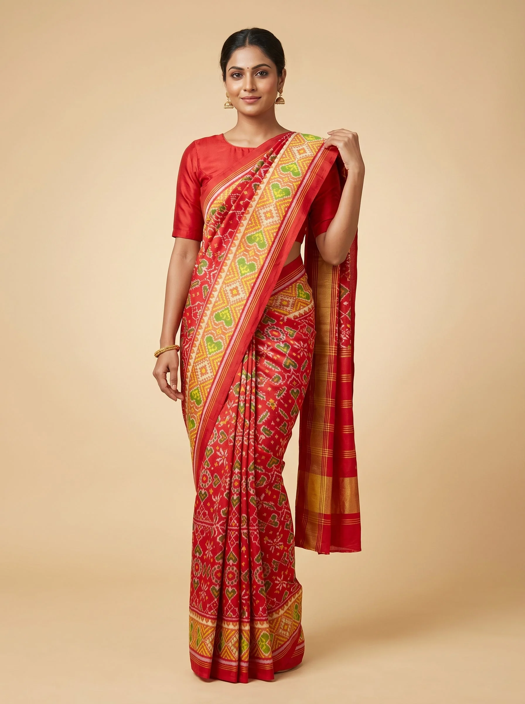 Crimson Thread Charm Saree