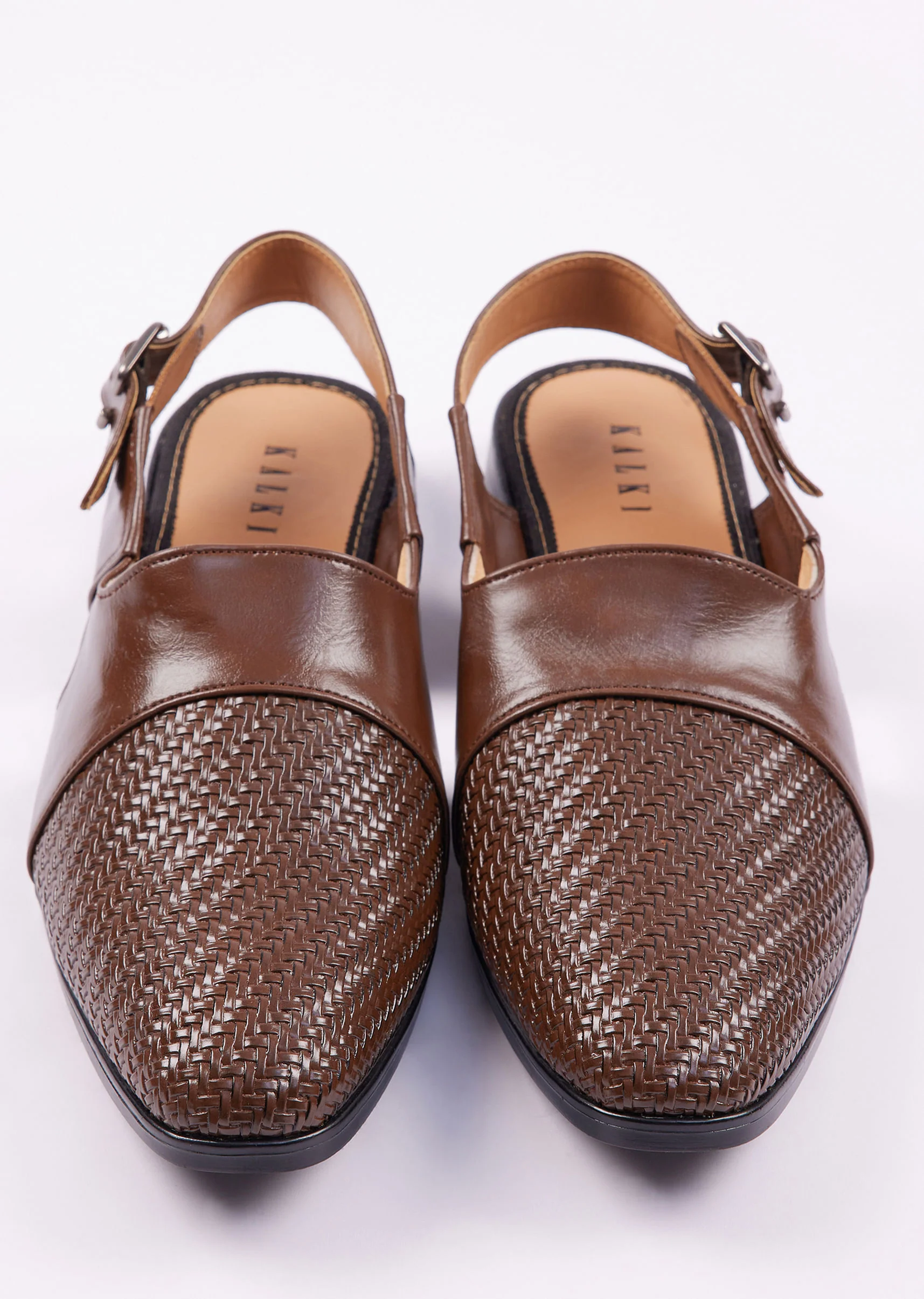 Dark Brown Ethnic Juttis For Men - Image 4
