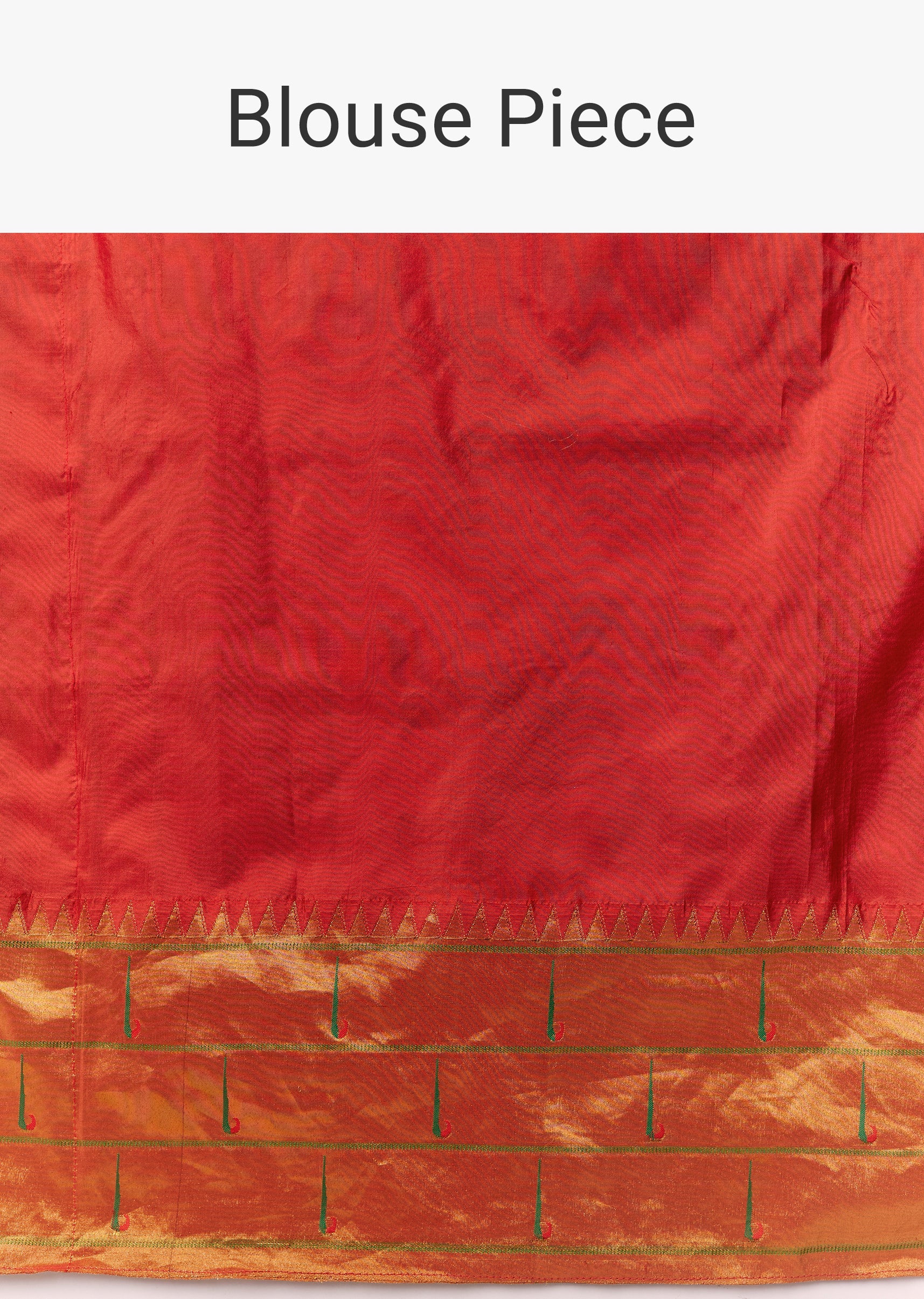 Deep Maroon Paithani Saree with Muniya Motif Border - Image 8
