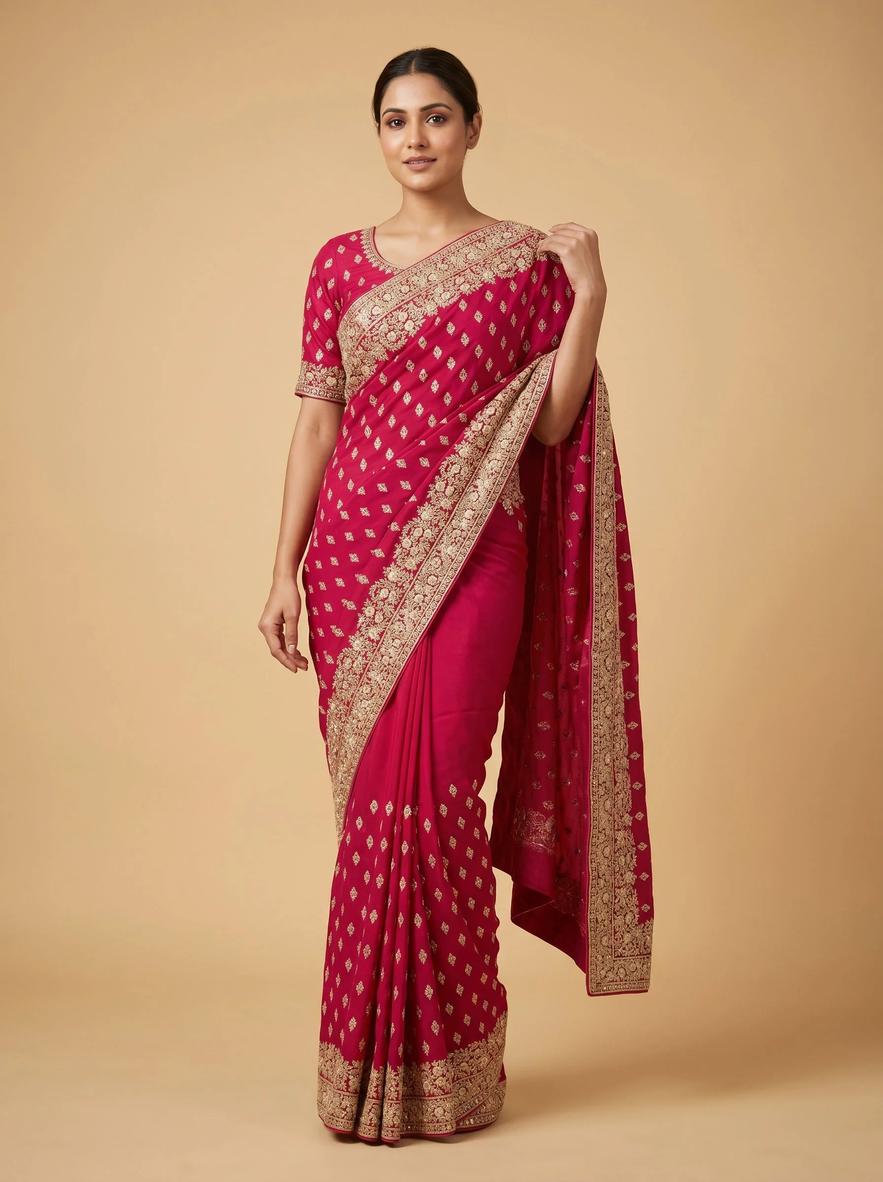 Deep Rani Luxe Embroidered Saree