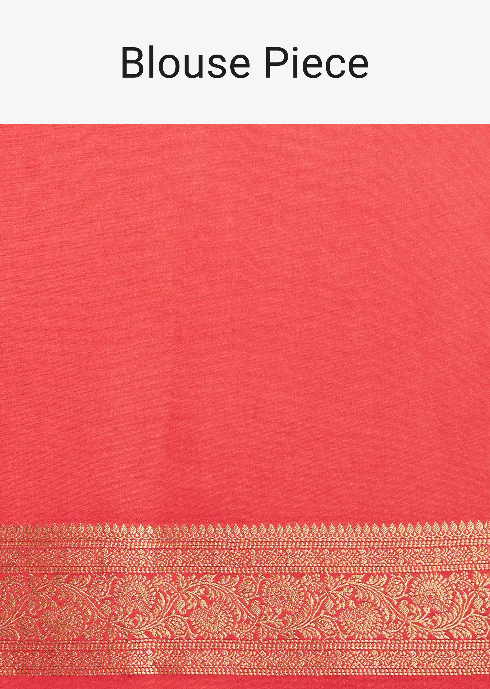 Dusky Orange Tissue Silk Saree With Zari Border And Butti Work - Image 10