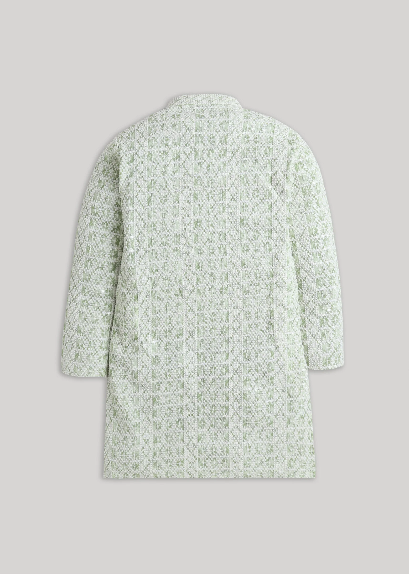 Elegant Green Embroidered Kurta Set - Image 4