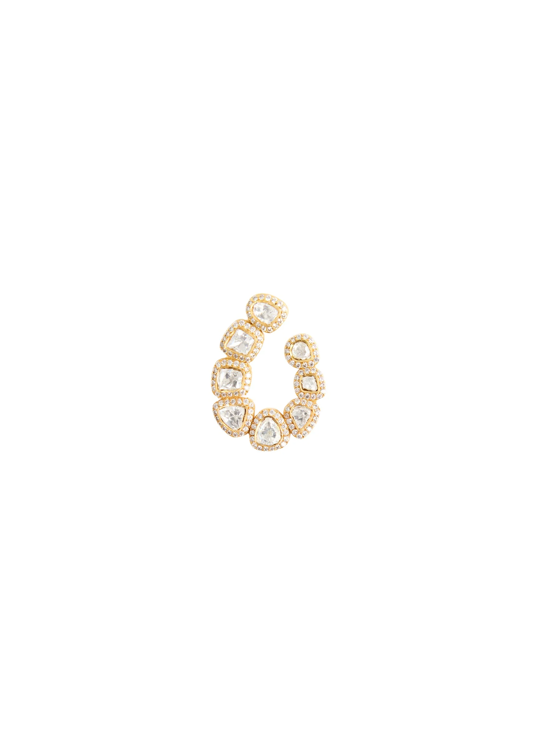 Elegant Pearl Cluster Stud Earrings - Image 3