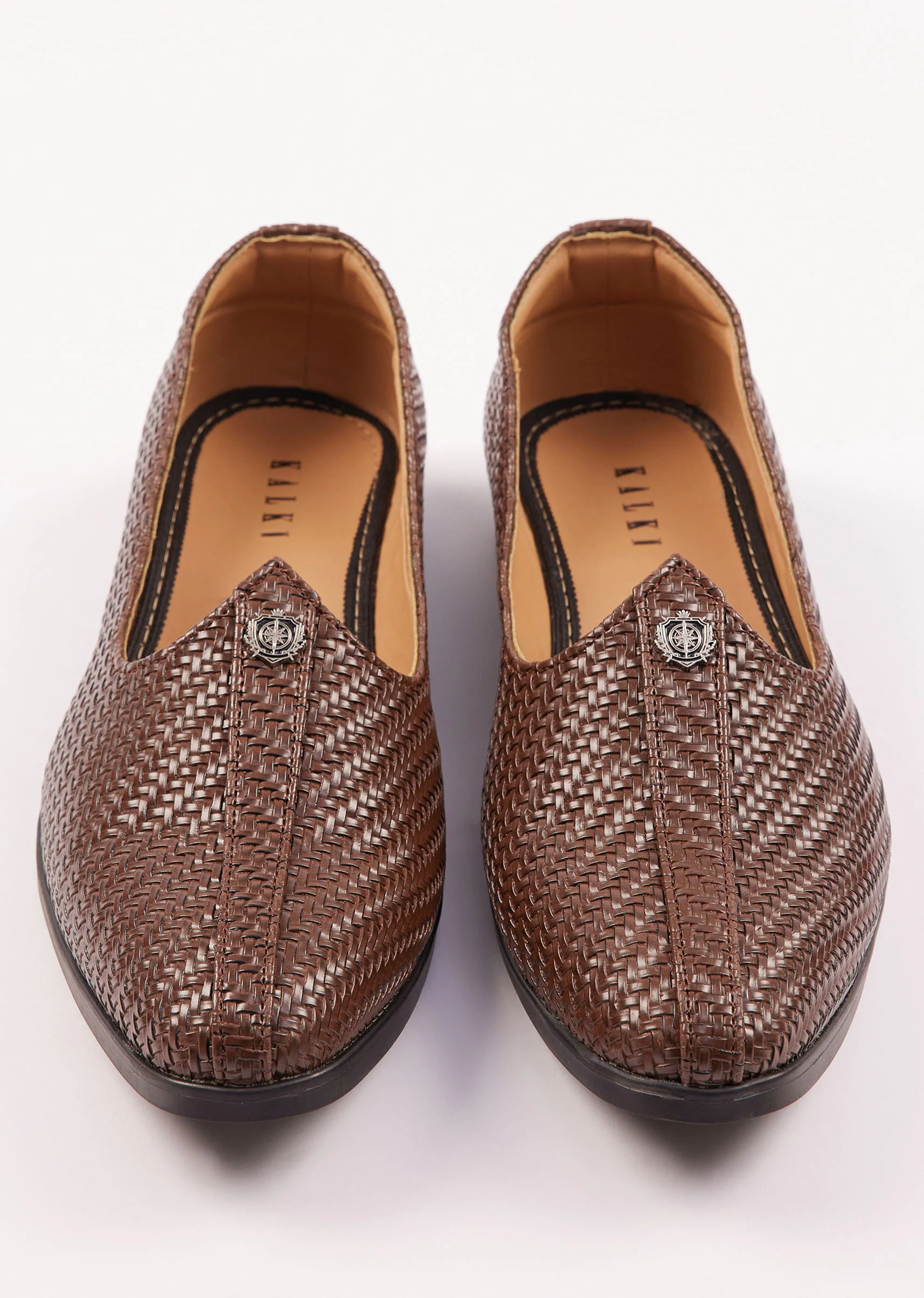 Ethnic Juttis For Men In Dark Brown - Image 2