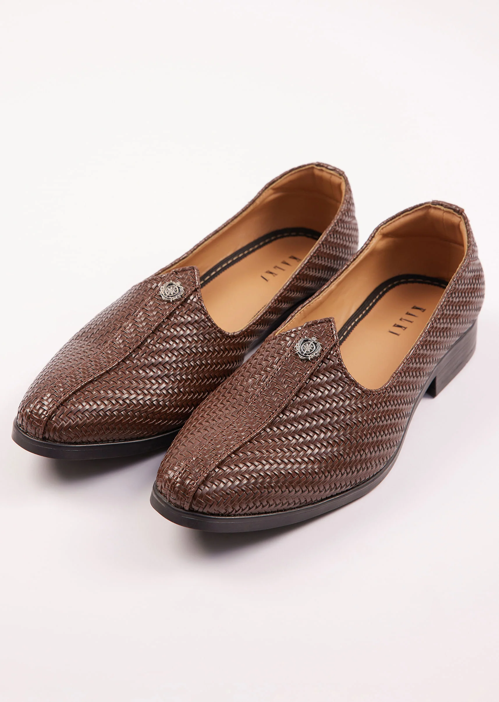 Ethnic Juttis For Men In Dark Brown - Image 4