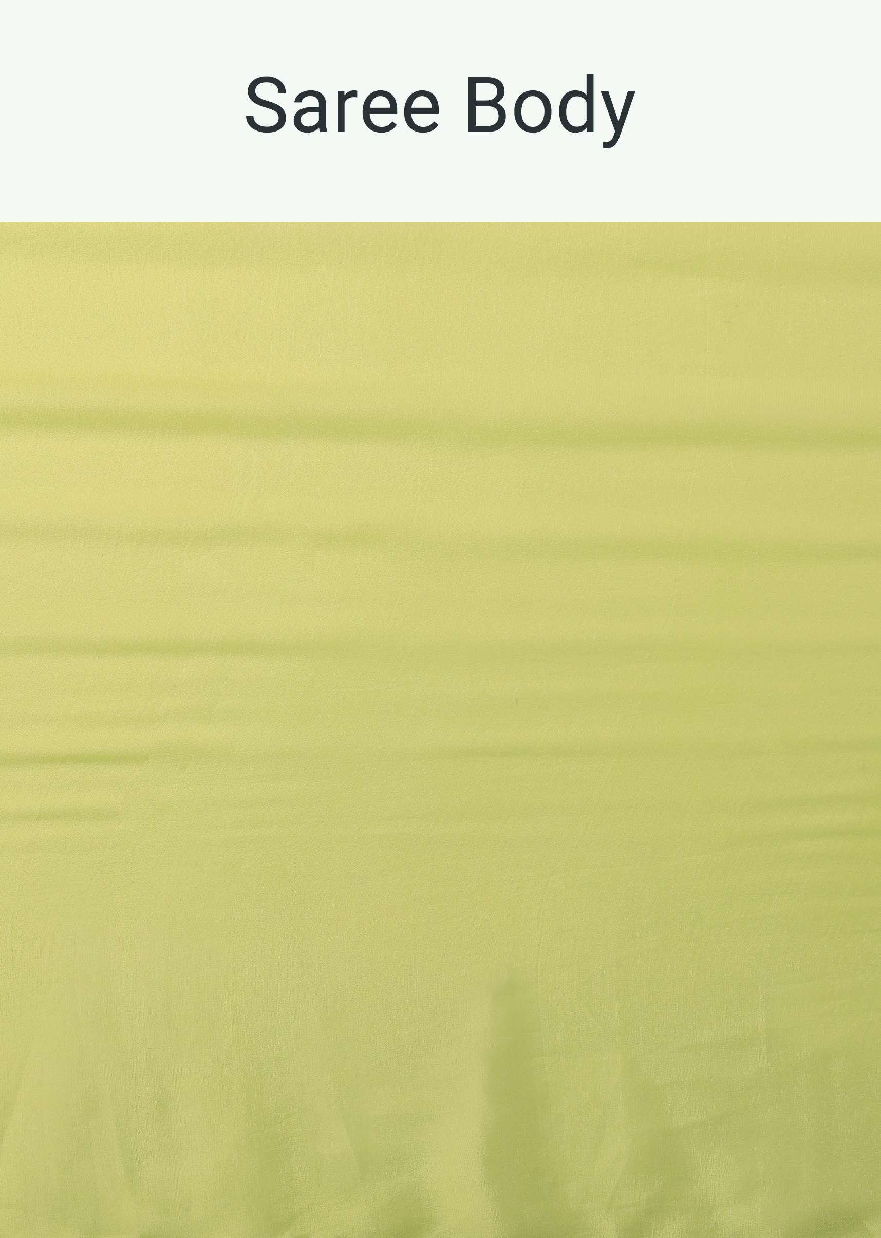 Fern Green Crepe Saree With Organza Frilled Blouse - Image 9
