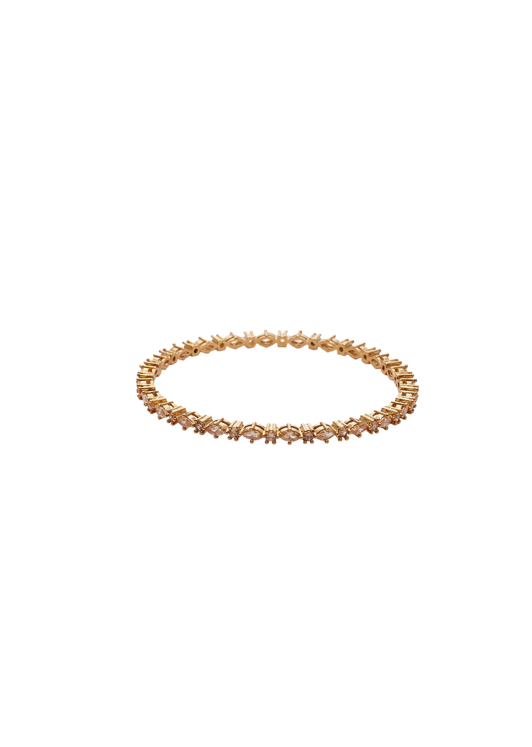 Geometric CZ Statement Bangle Set - Image 3