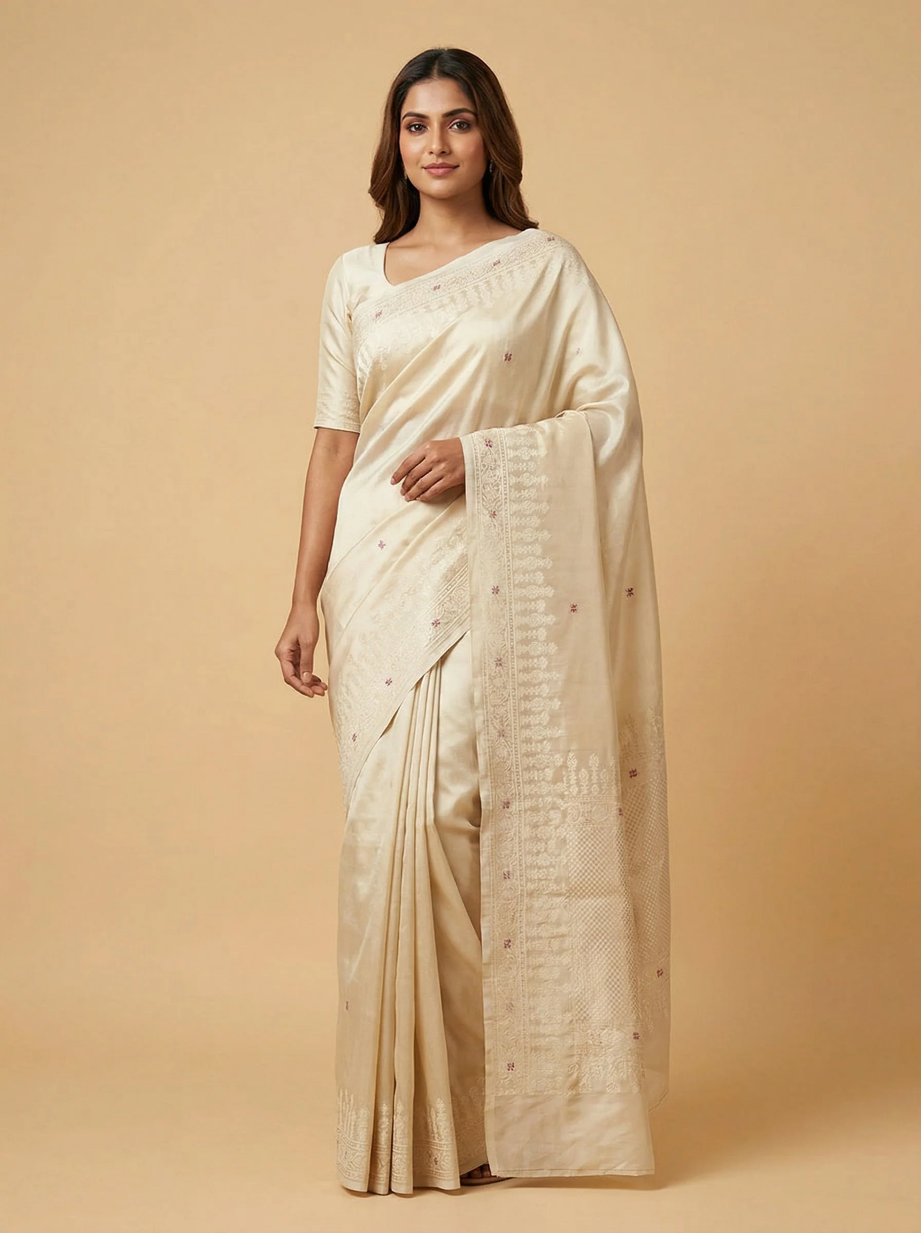 Gilded Handloom Saree