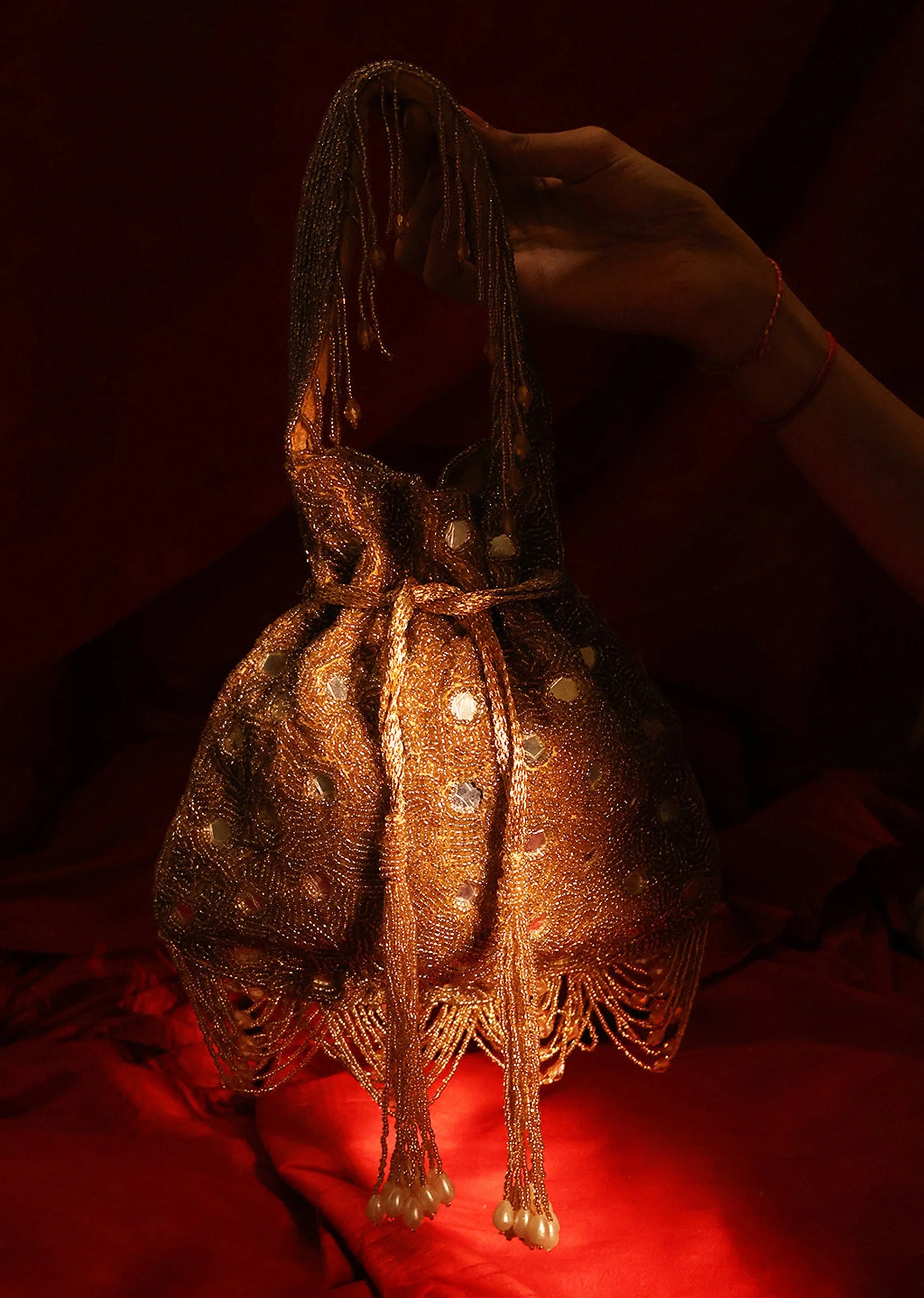 Gold Embellished Potli - Image 2