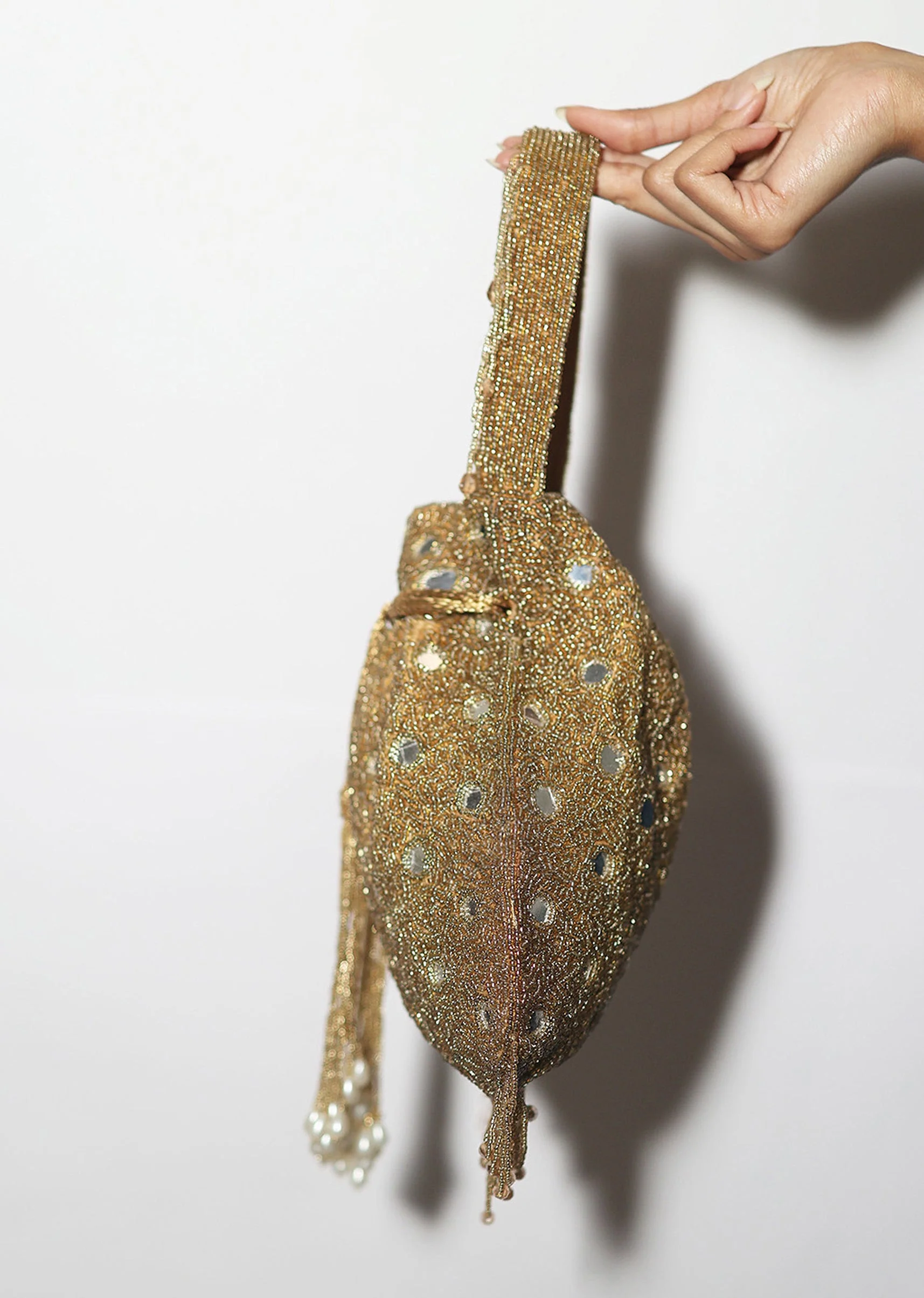 Gold Embellished Potli - Image 3