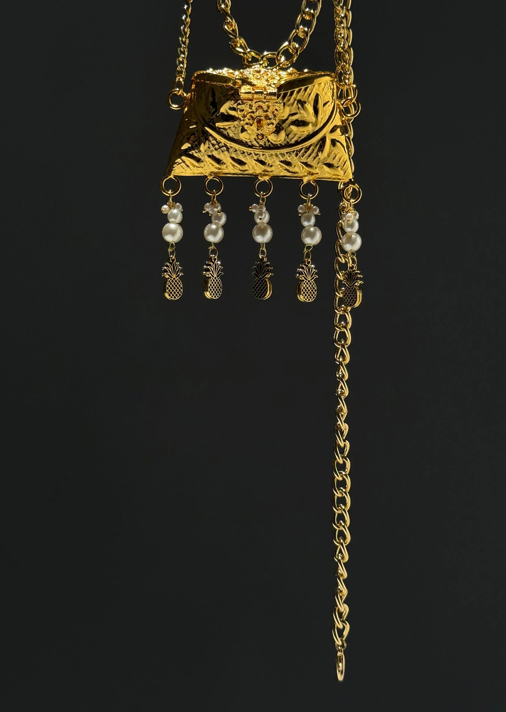 Gold Filigree Waist Chain - Image 3
