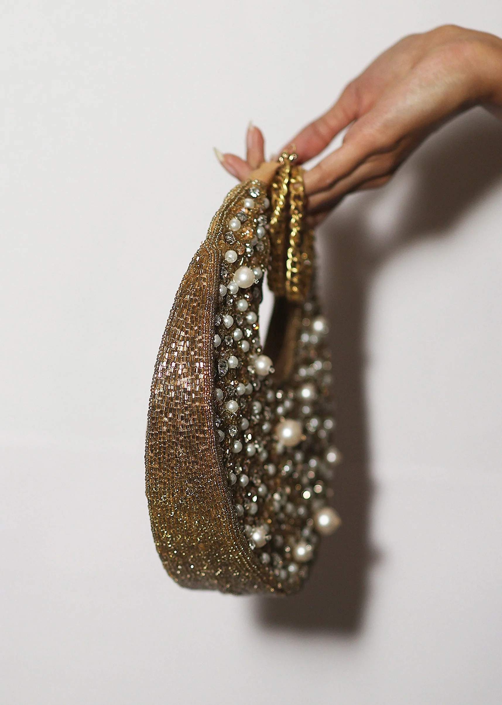 Gold Statement Clutch - Image 2