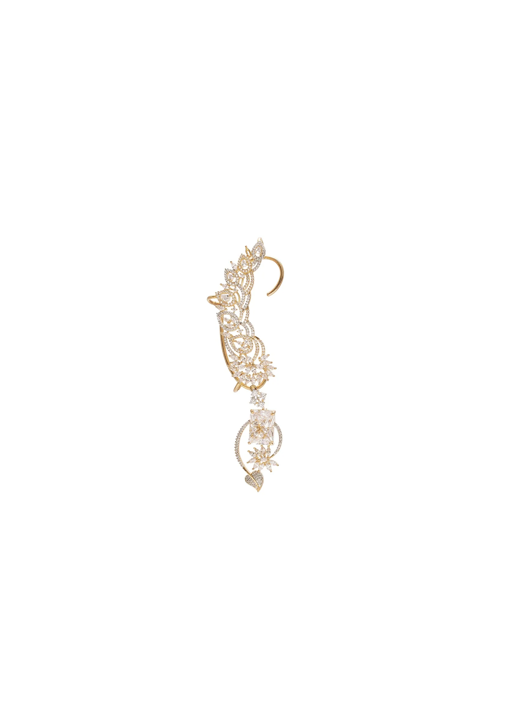 Gold Zirconia Ear Cuffs - Image 2