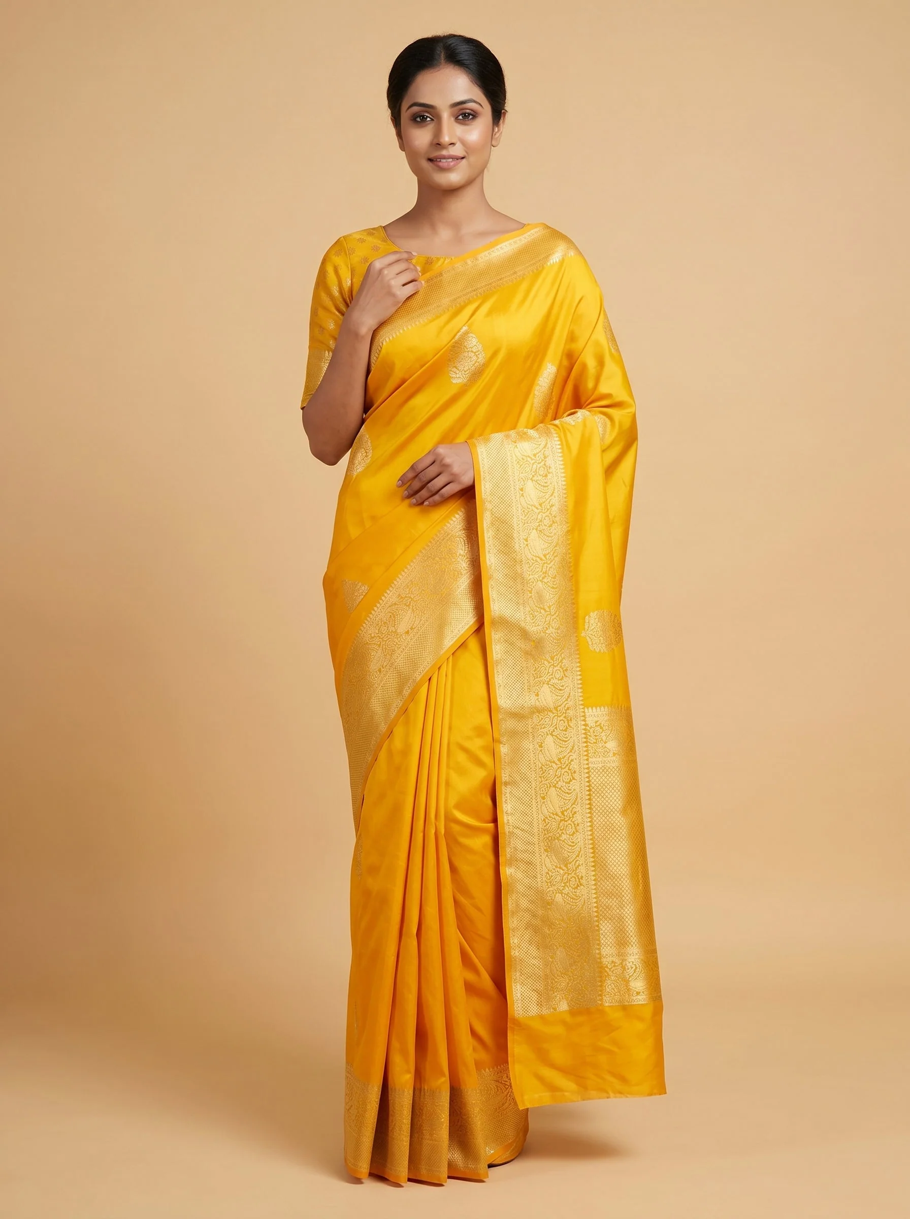 Golden Mustard Drape