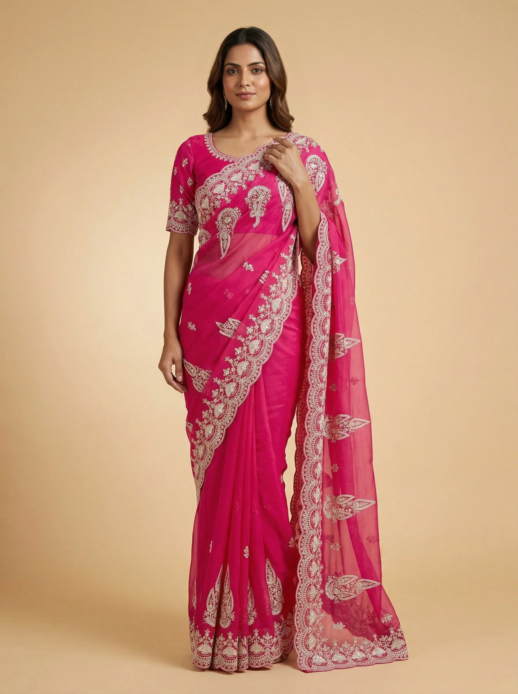 Gradient Shaded Ombre Saree