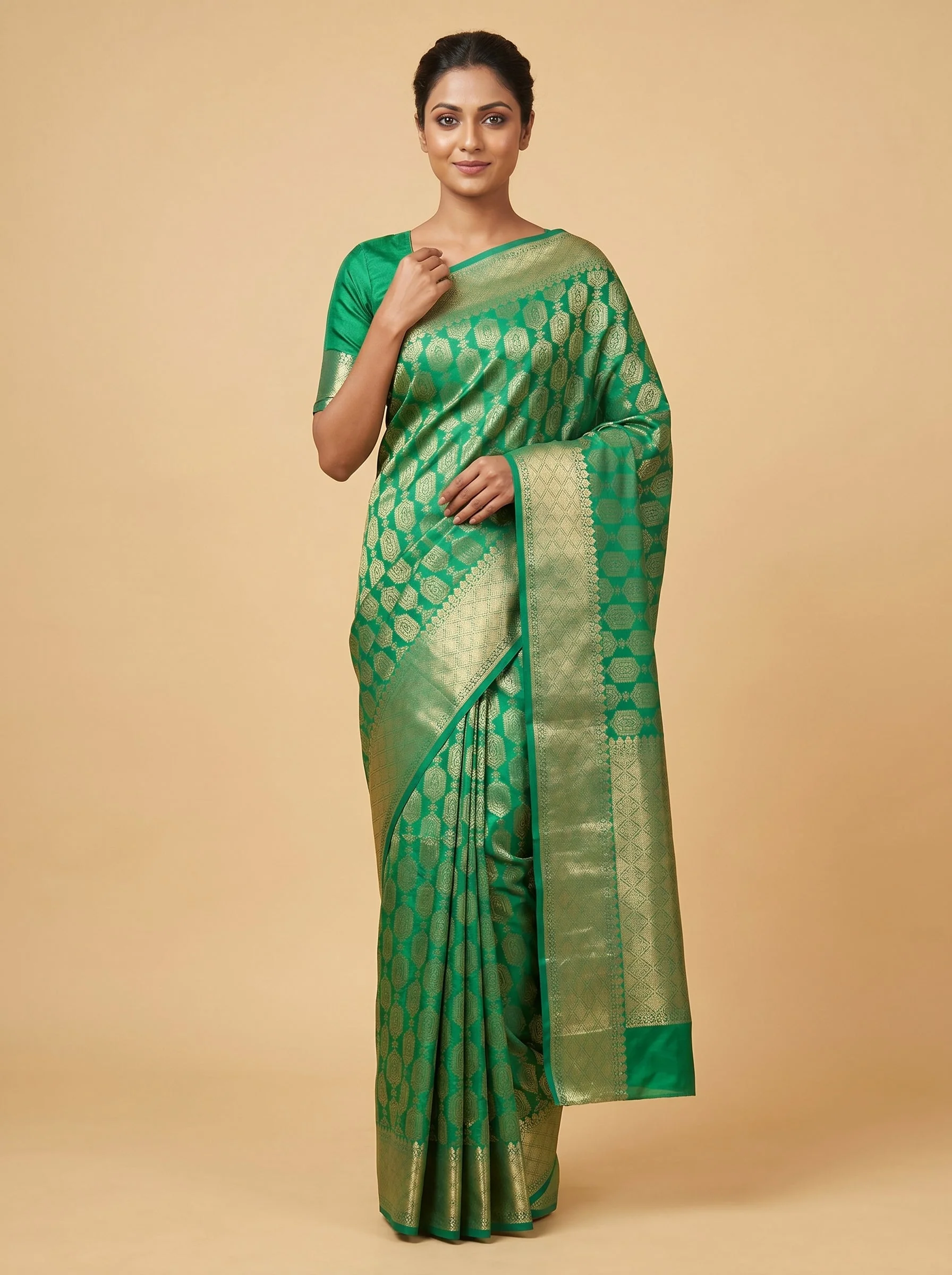 Green Eternal Weave Handloom Saree