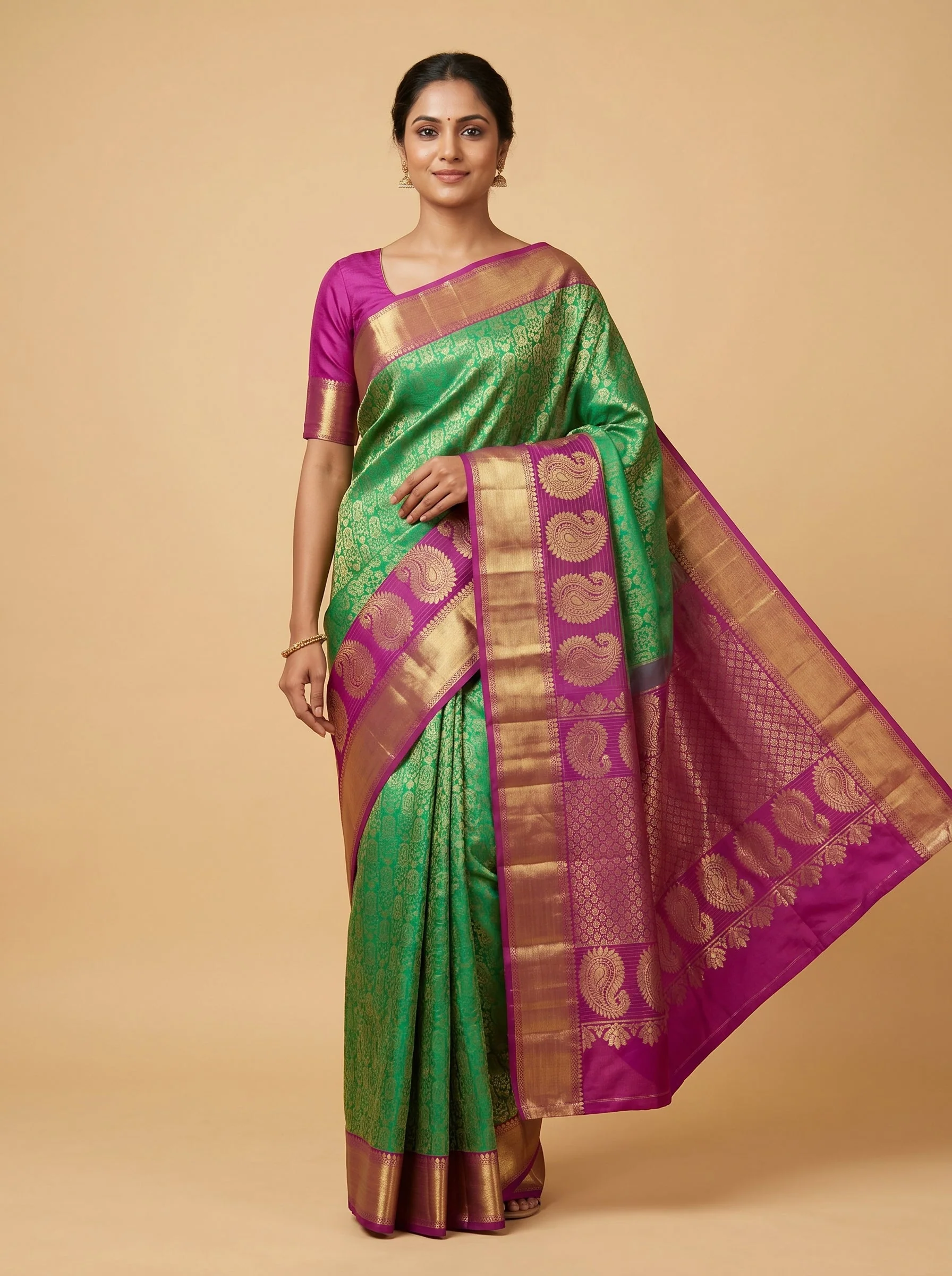 Green Heritage Signature Handloom Saree