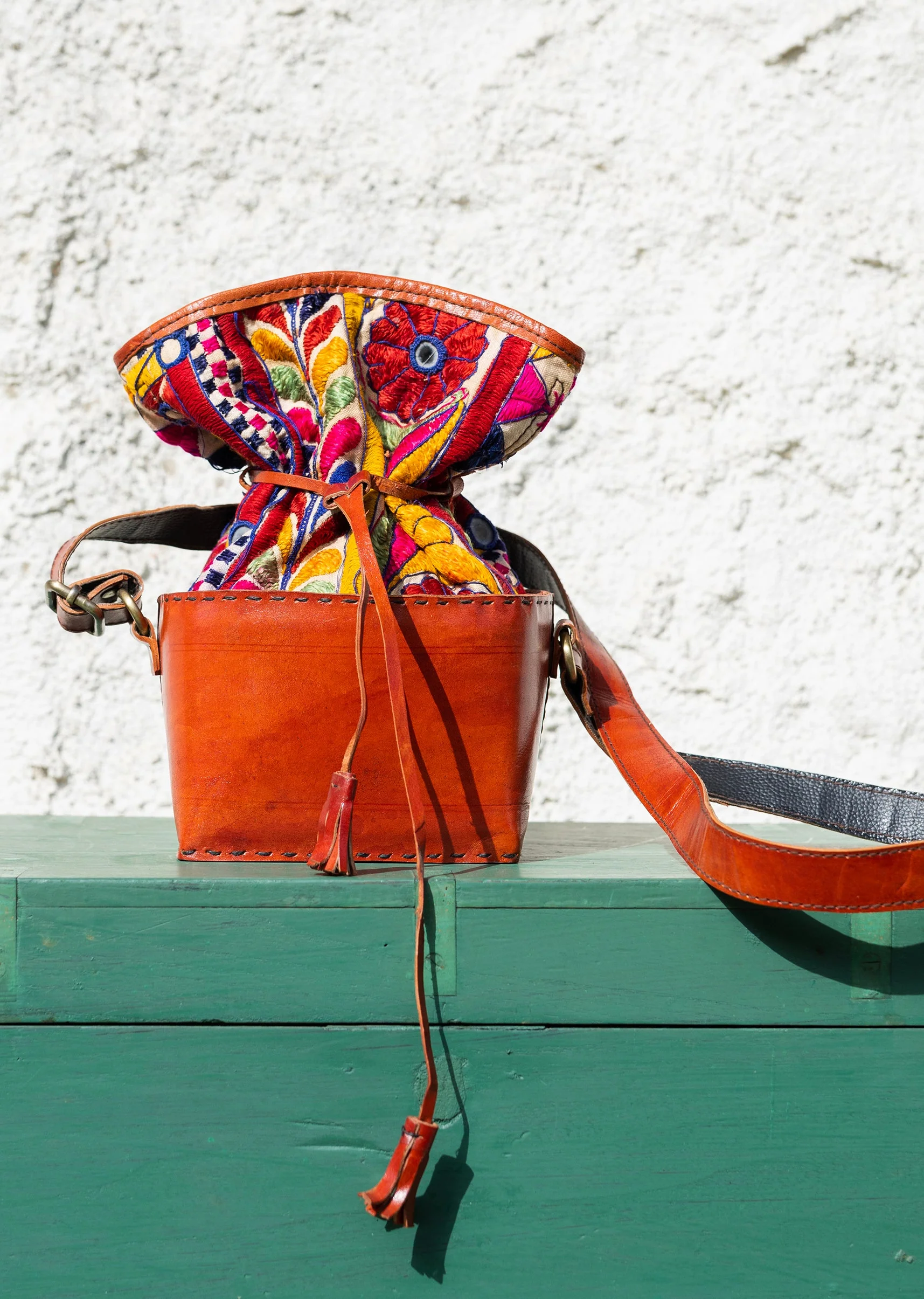 Handcrafted & Hand-Embroidered Leather Bags