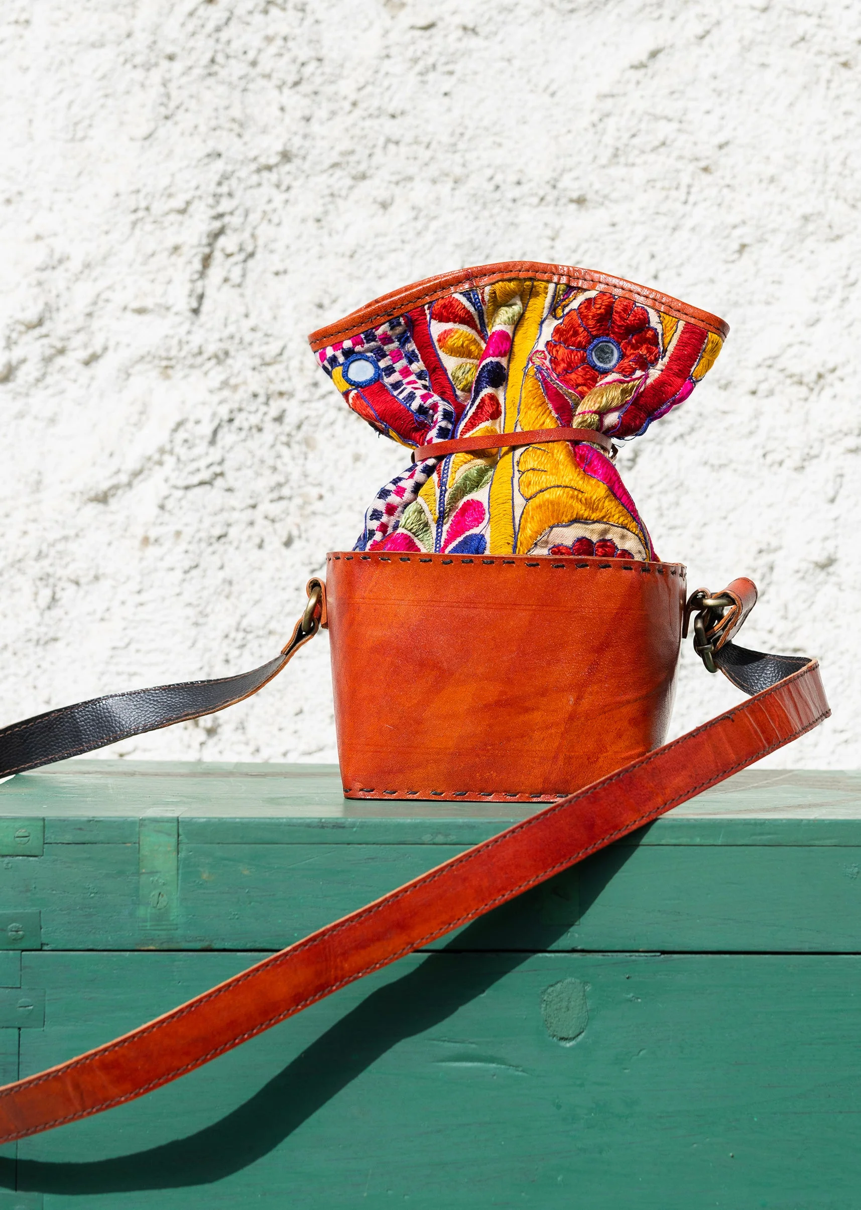 Handcrafted & Hand-Embroidered Leather Bags - Image 2