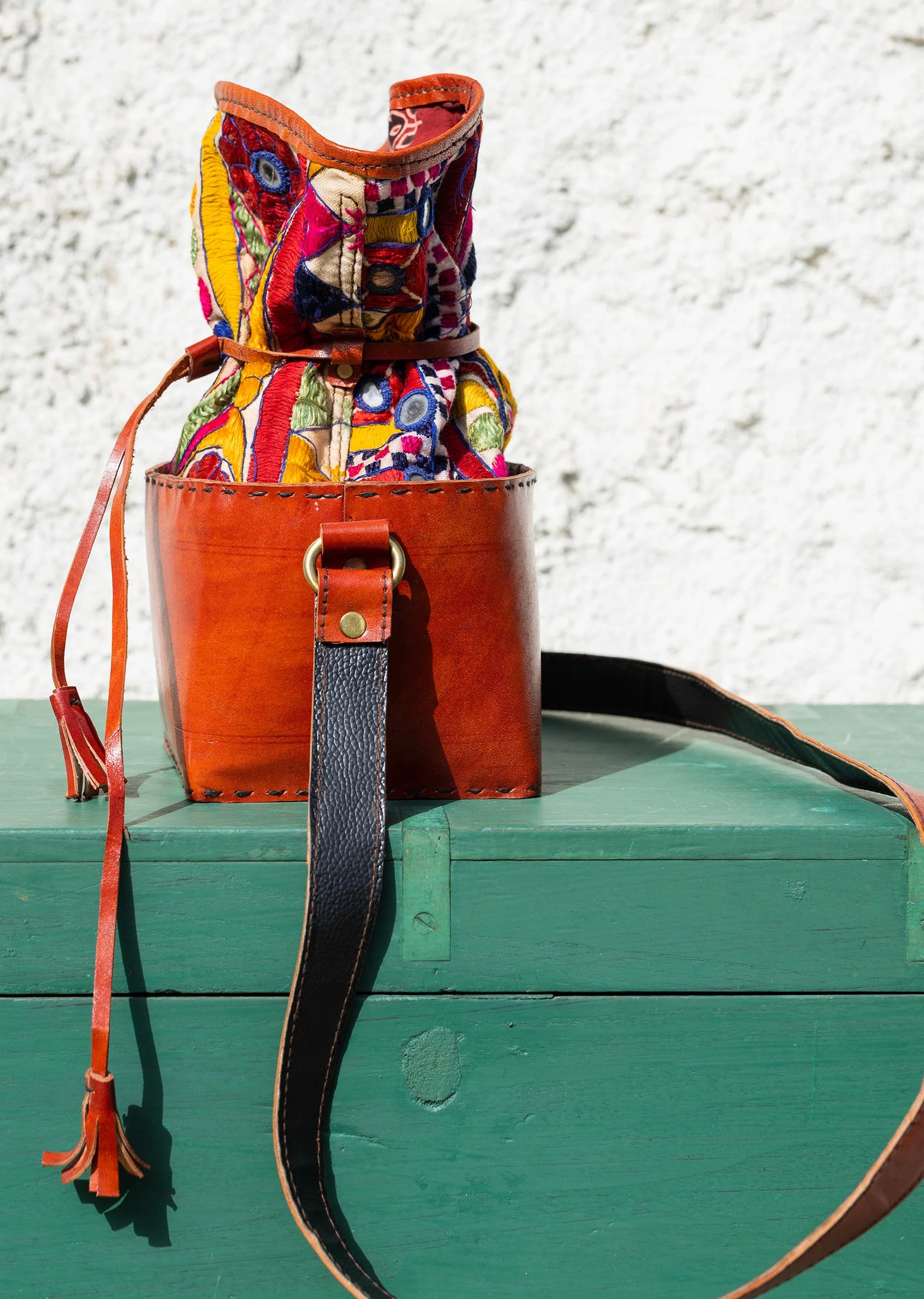 Handcrafted & Hand-Embroidered Leather Bags - Image 4