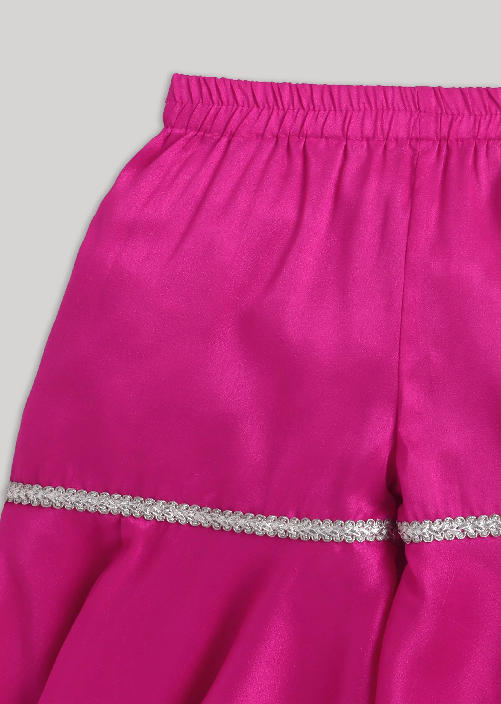 Hot Pink Embellished Salwar Kameez Set with Dupatta - Image 6