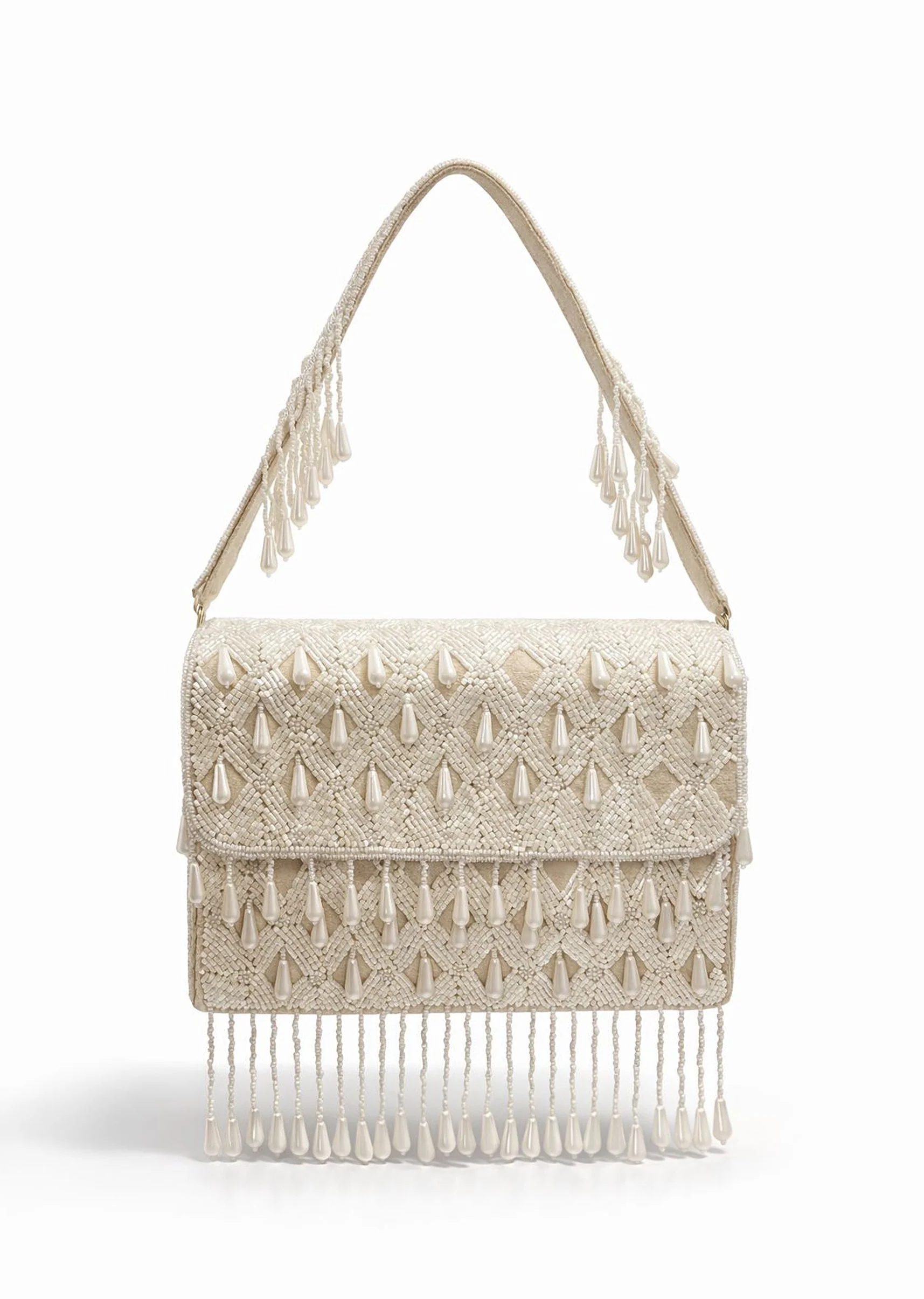 Ivory Pearl Festive Clutch - Image 2