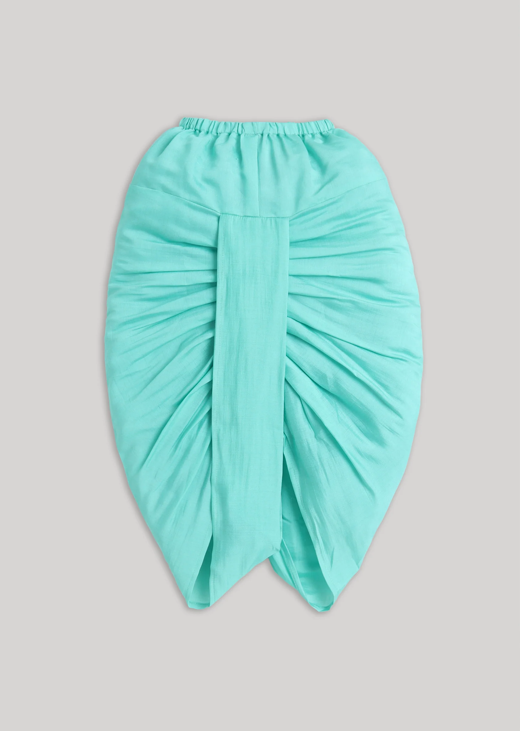 Kids Blue Kurta Set With Dhoti - Image 7