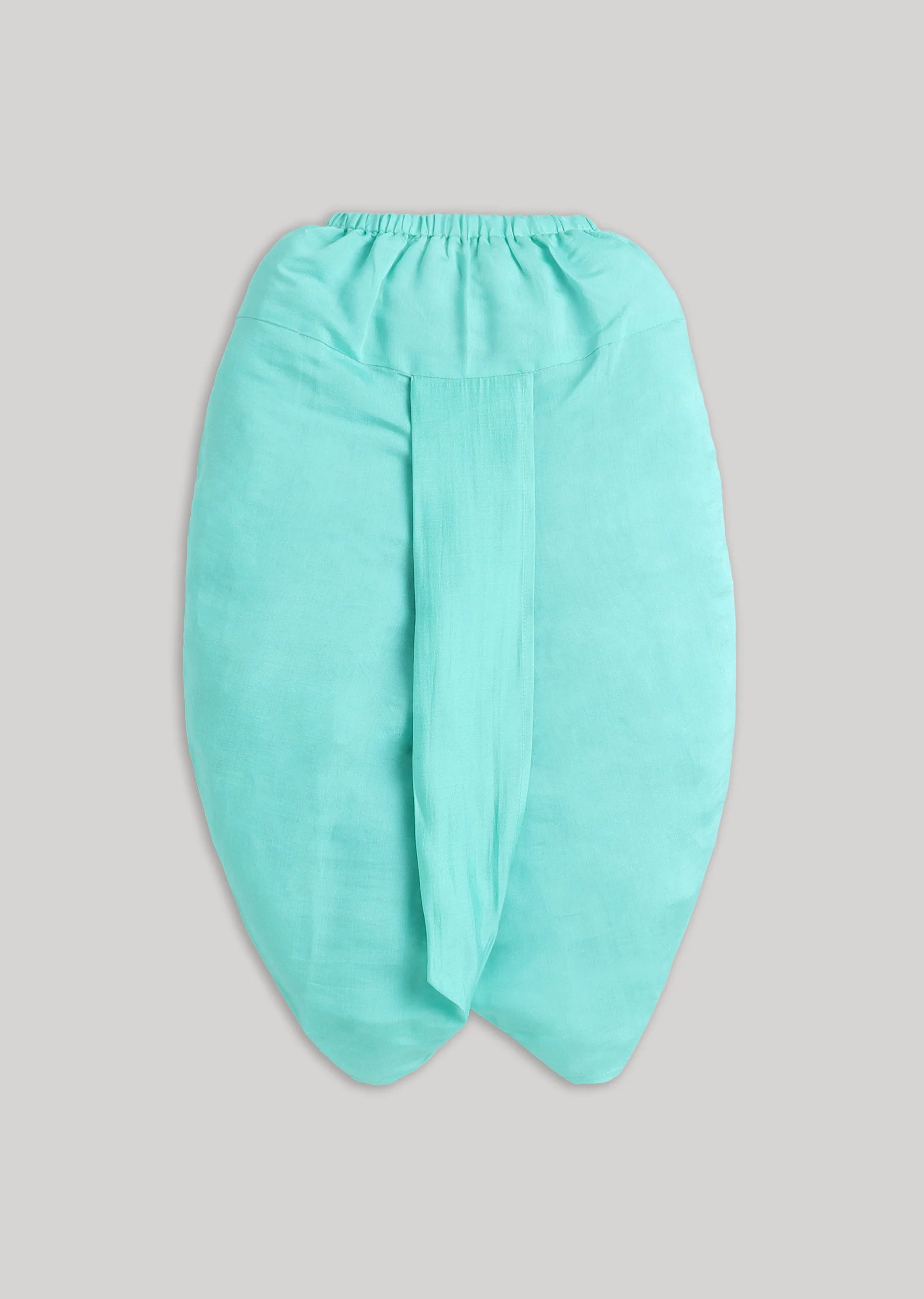 Kids Blue Kurta Set With Dhoti - Image 8
