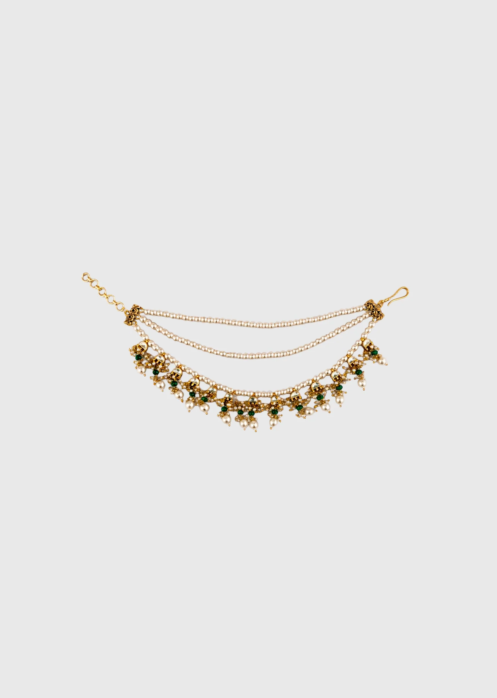 Kundan Ear Chains - Image 2