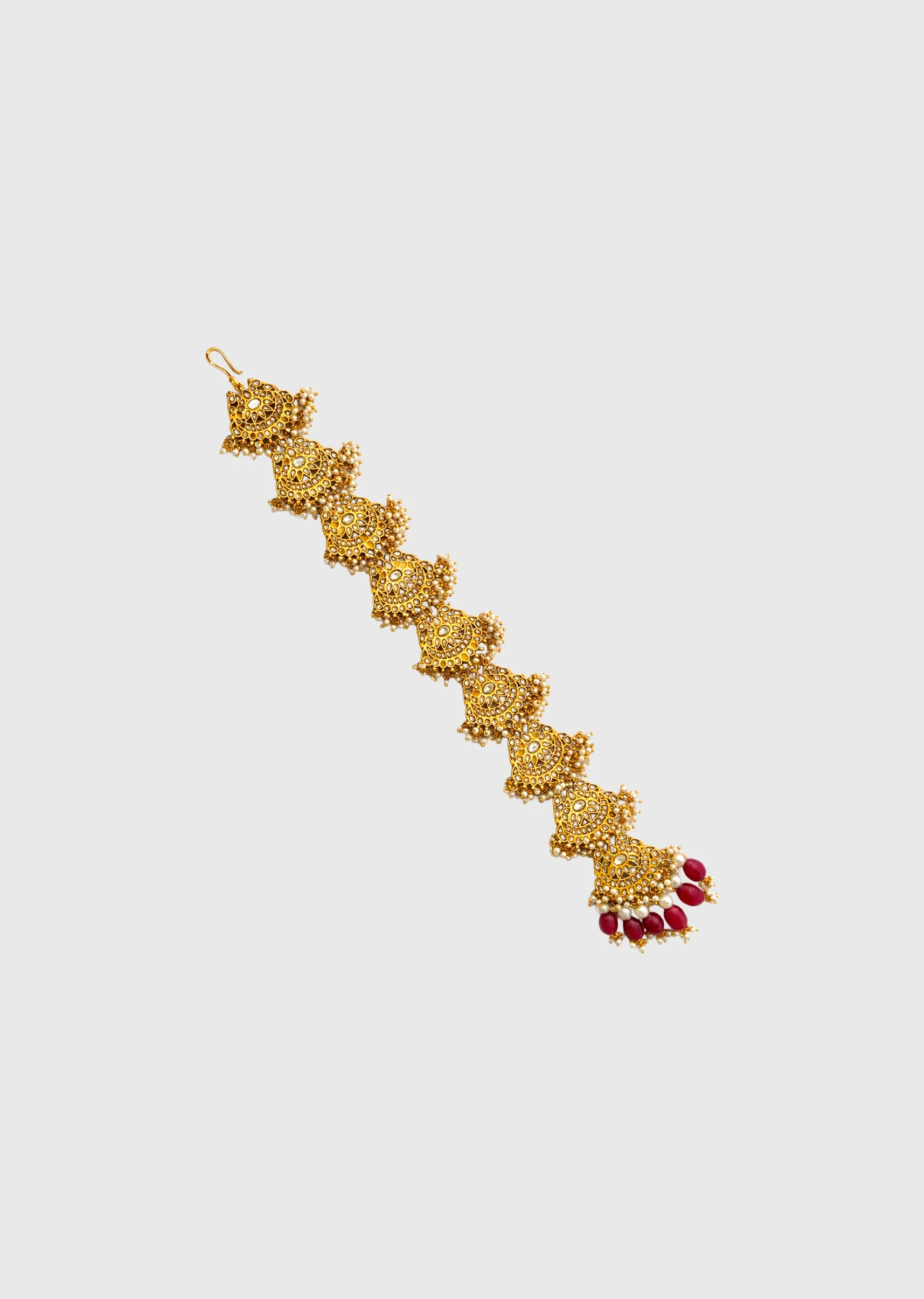 Kundan Hair Braid Accessory