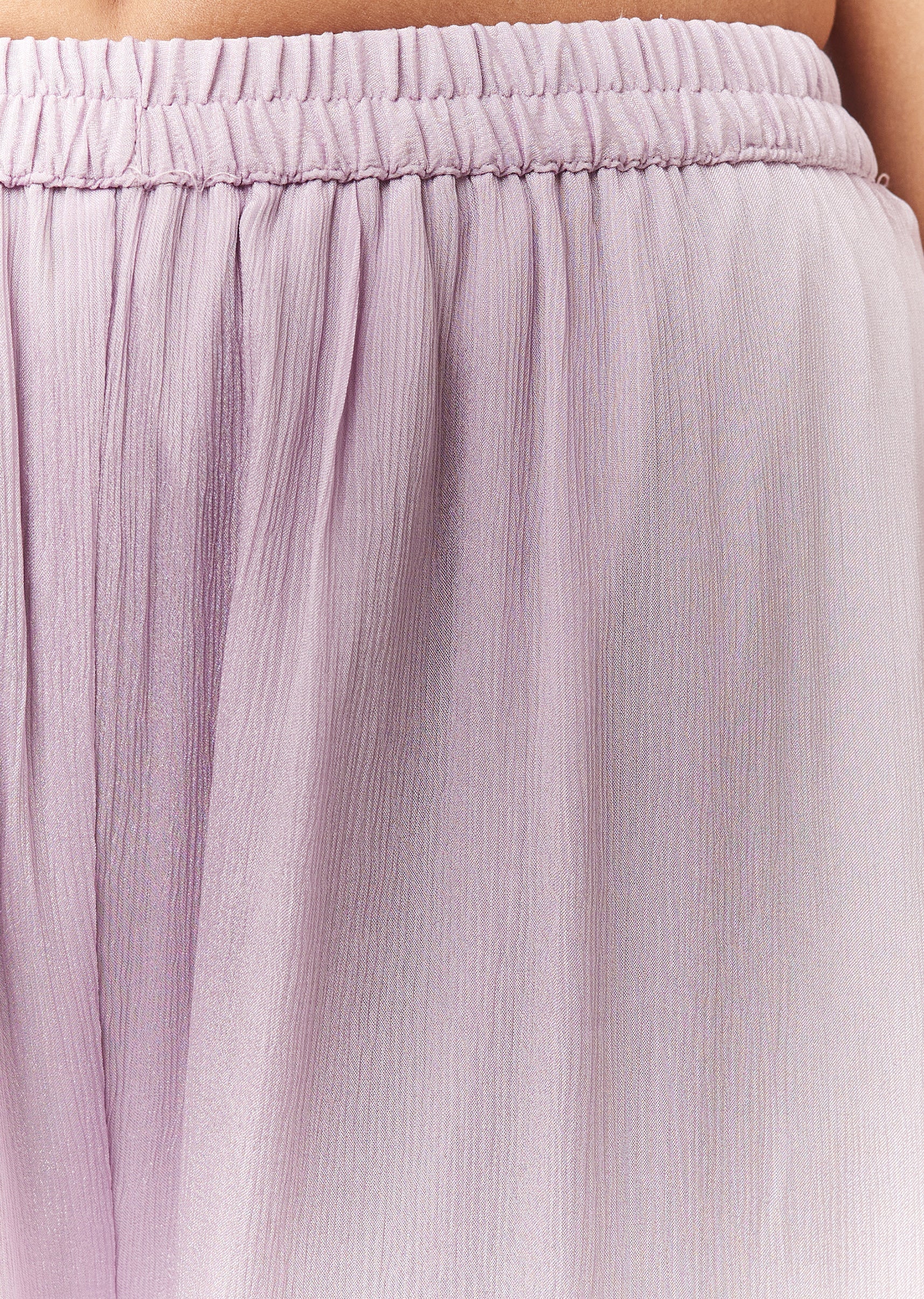 Lavender Zardosi And Moti Work Cape Set With Palazzo - Image 6