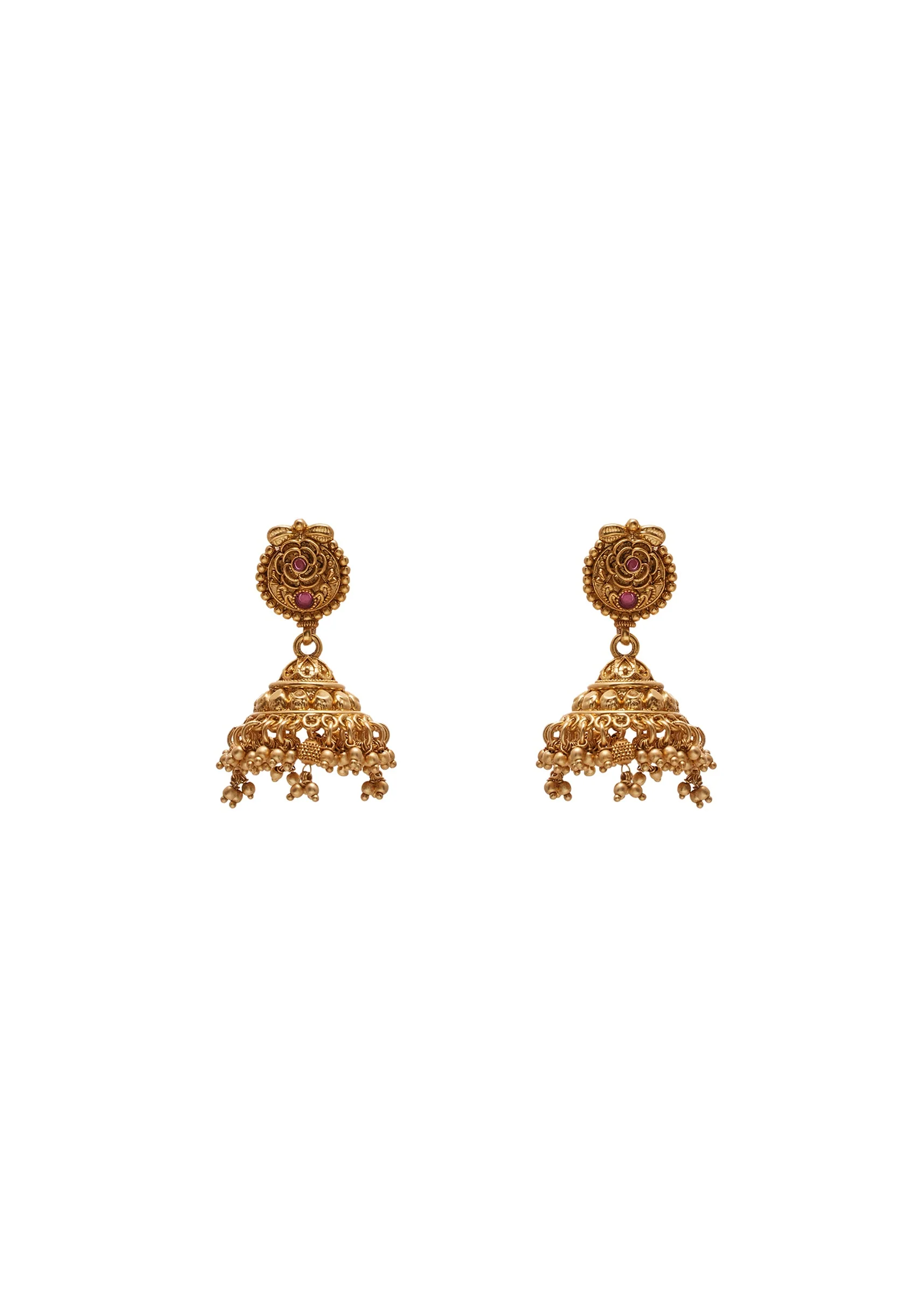 Layered Pearl Kundan Choker Set - Image 3