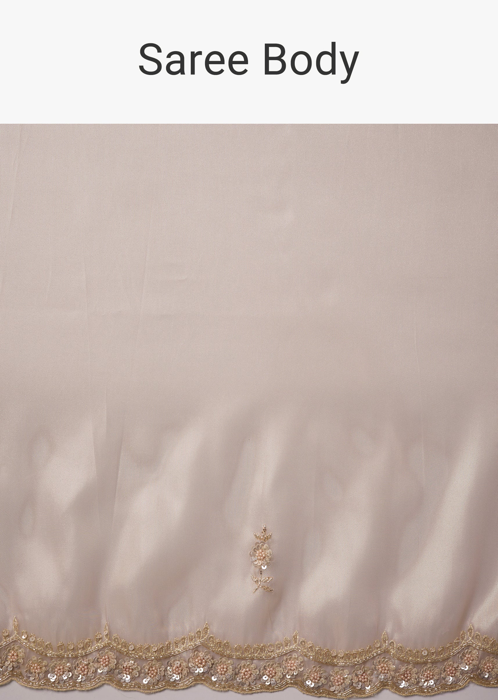 Lilac Cutdana Embroidered Tissue Silk Saree with Unstitched Blouse - Image 9
